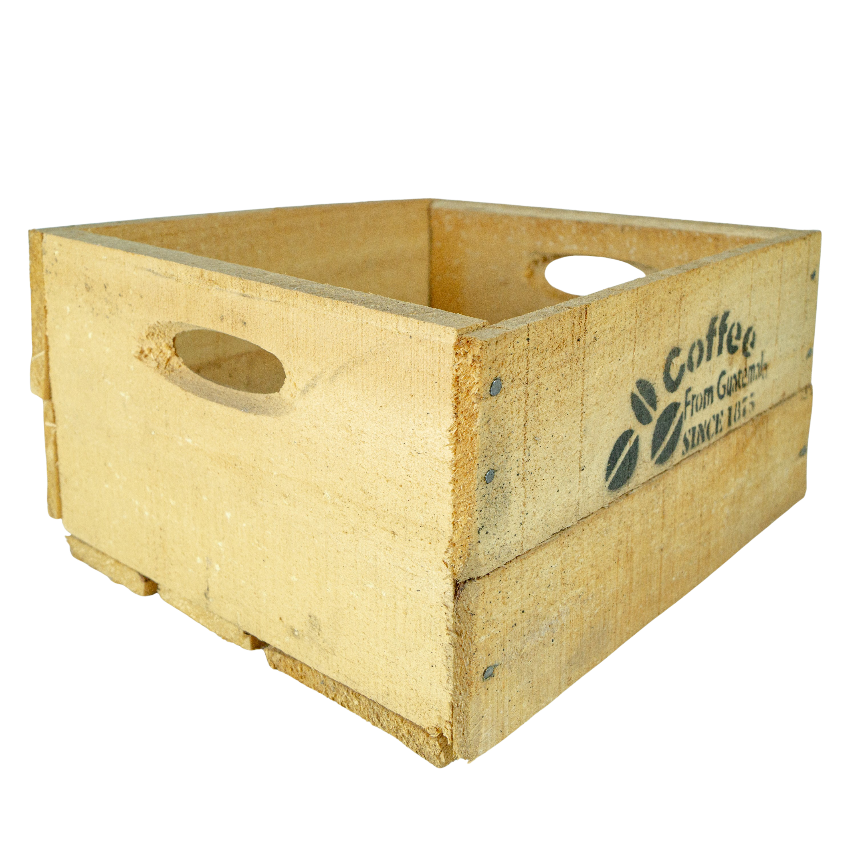 alte Holzkiste Coffee in verschiedenen Grössen Vintage Upcycling DIY alte Holzkiste Coffee S Vintage Upcycling DIY 23x21x12cm