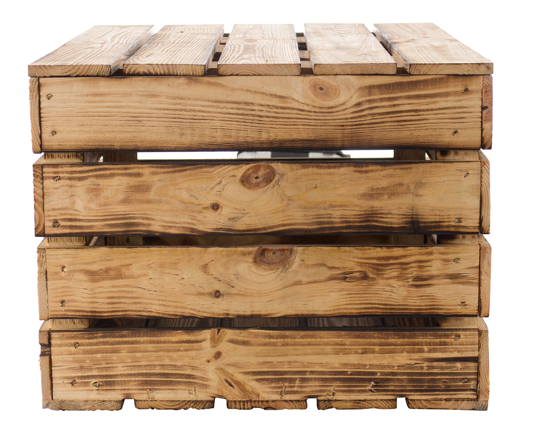 Neue Holztruhe geflammt *klein* 48x36x30cm 3x Neue Holztruhe geflammt *klein* 48x36x28cm