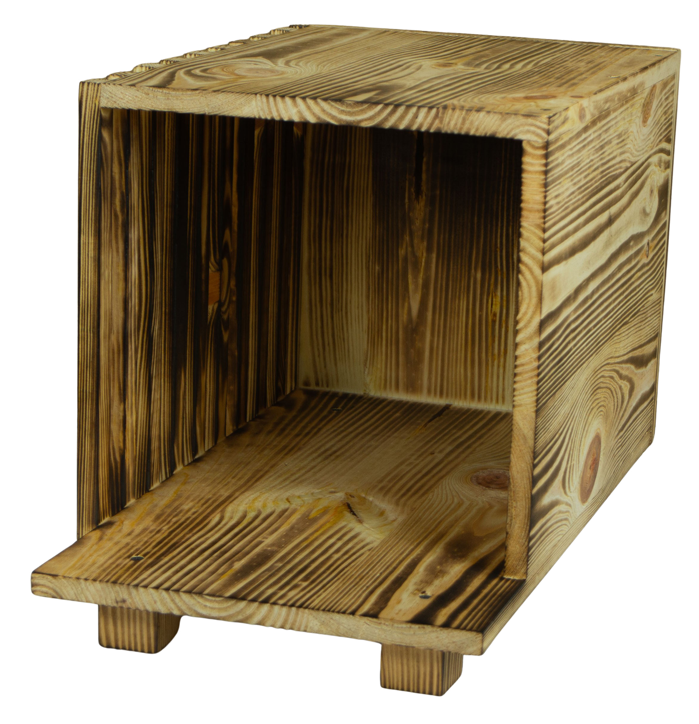 Katzenbett in geflammt mit Kissen 50x30x34cm Katzenbett in geflammt mit Kissen Katzenhöhle 50x30x34cm