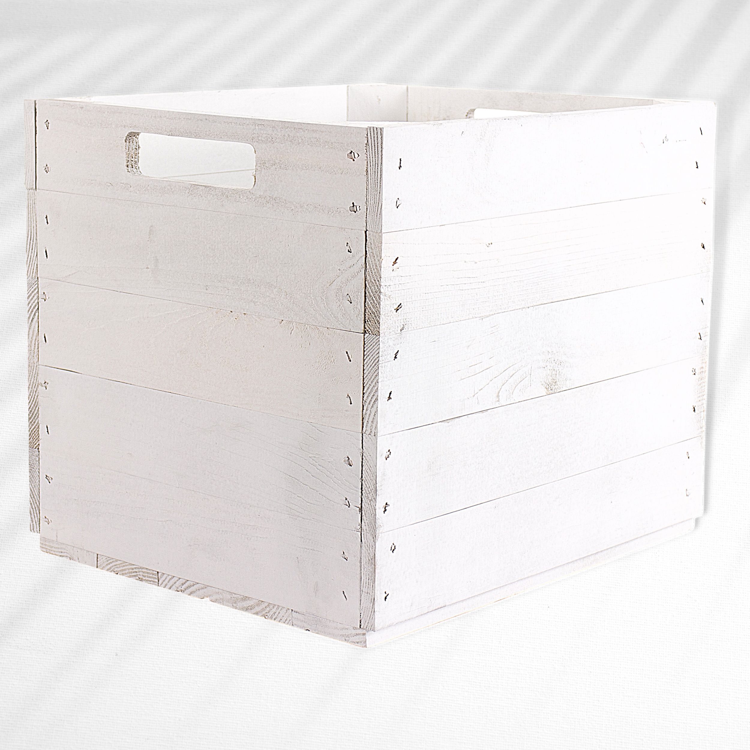 Holzkiste "weiß" für Kallax Regale 33x37,5x32,5cm