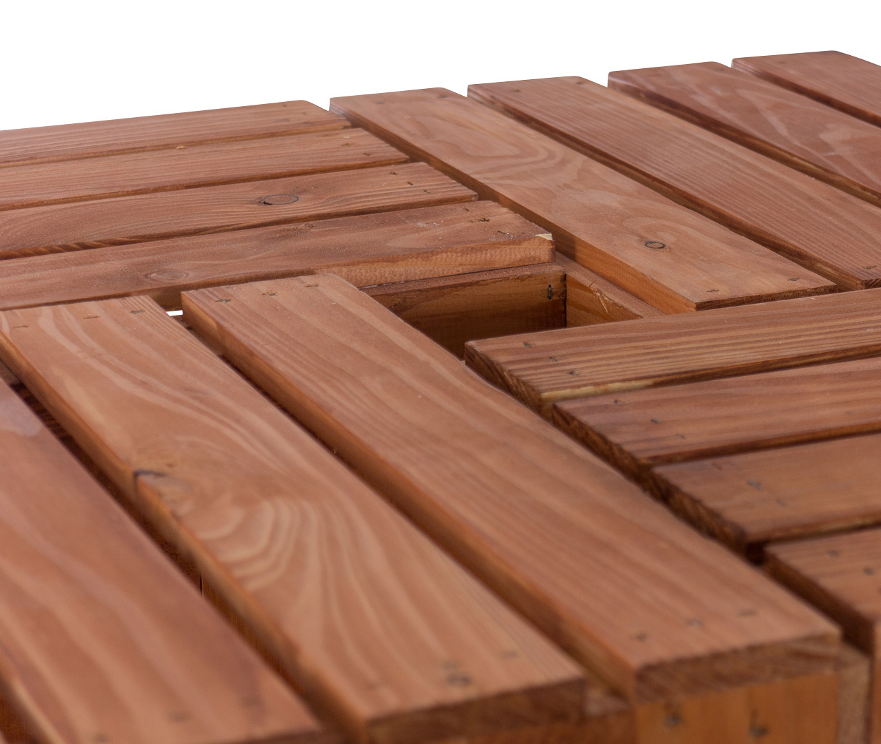 Couchtisch aus Kallax Kisten im Used look 72,5x72,5x37cm