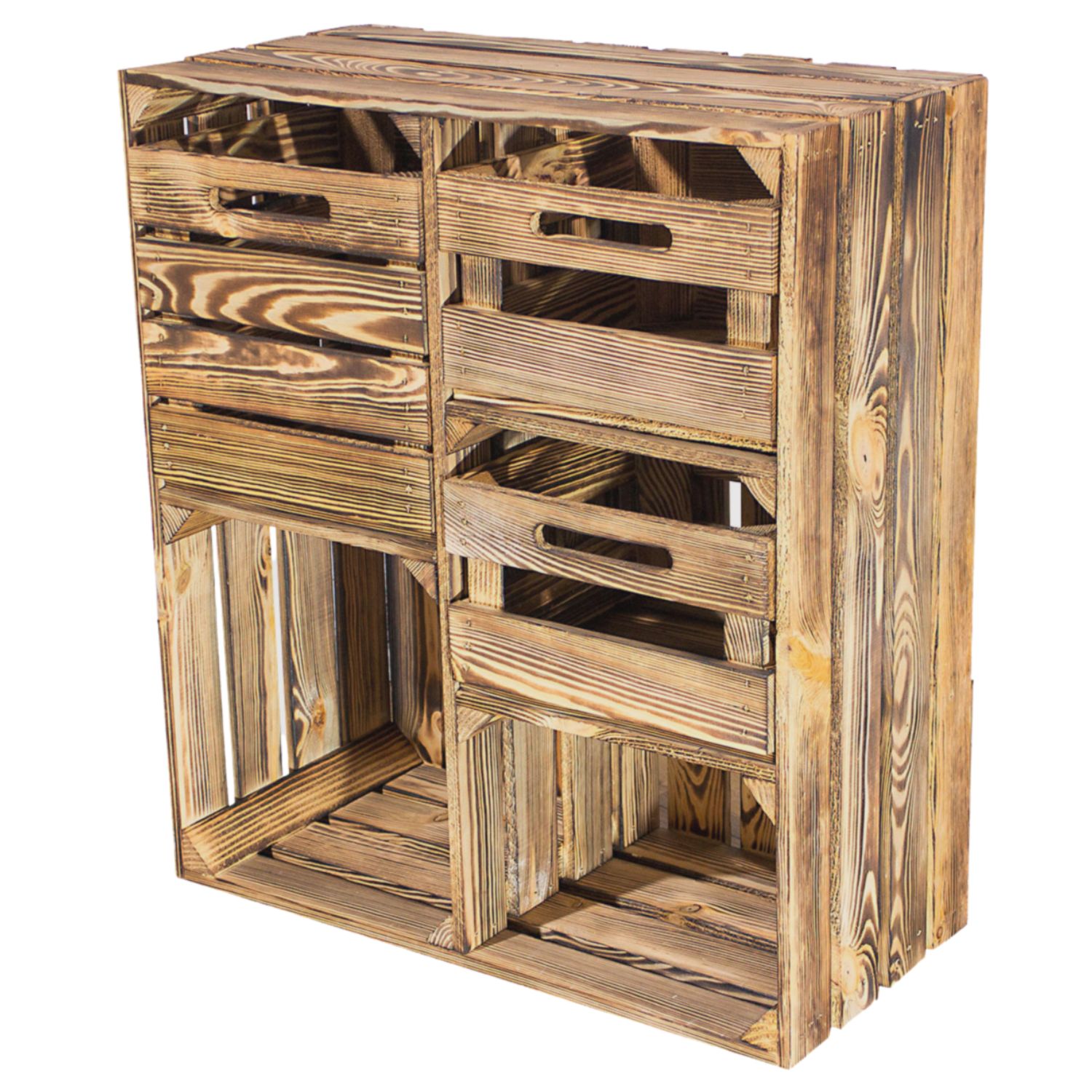 Geflammter Hochschrank + 3 Schubladen 77x68x33cm Geflammter Hochschrank + 3 Schubladen 77x68x33cm