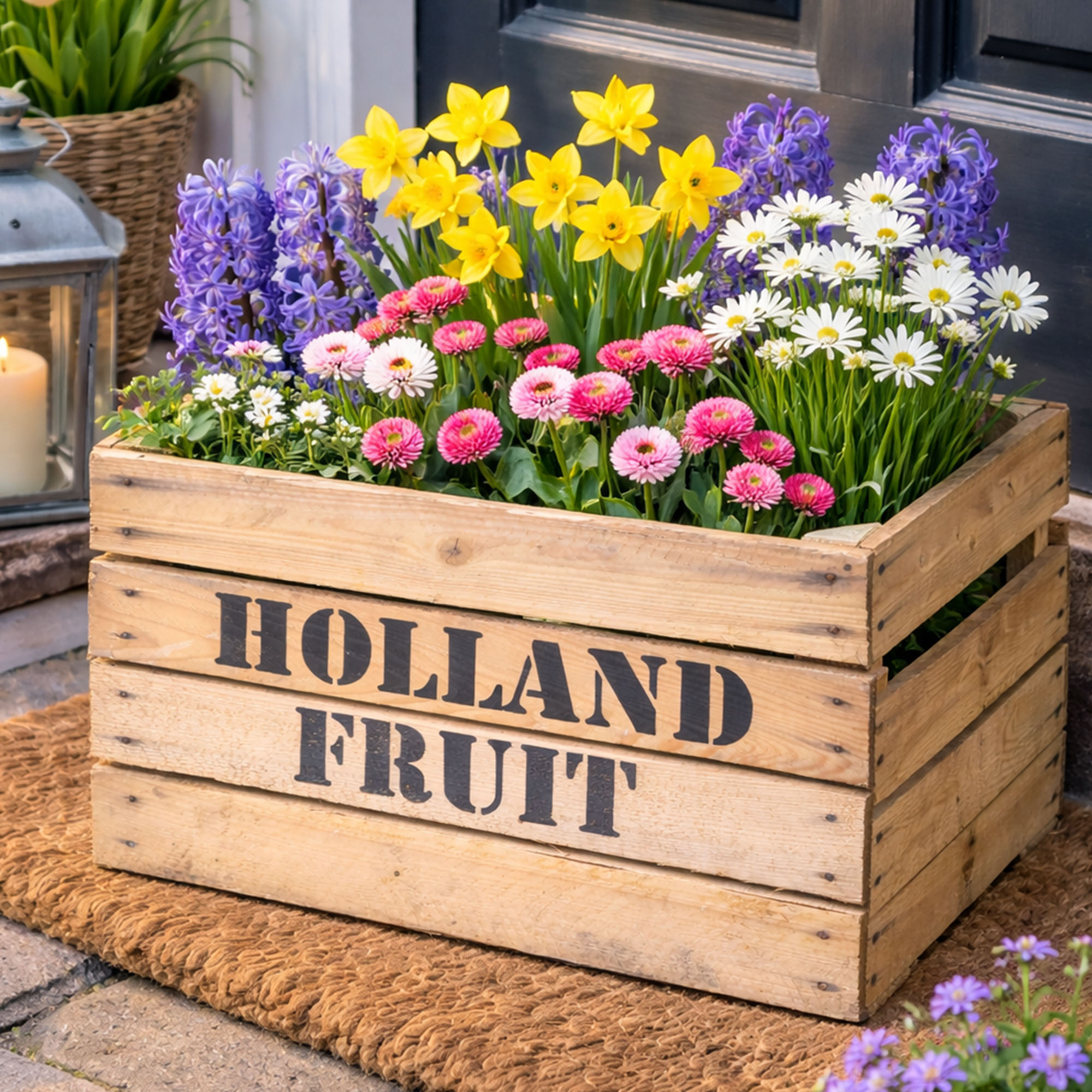 Obstkiste HOLLAND FRUIT Holland Fruit Geflammt Obstkiste HOLLAND FRUIT Holland Fruit Geflammt