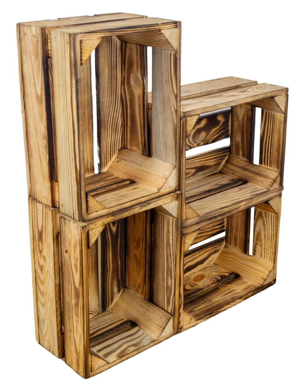 Kleine Holzkiste "Frieda" flambiert Kleine Holzkiste "Frieda" flambiert