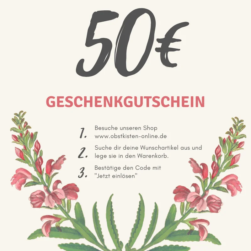 Geschenk-Gutschein 50€