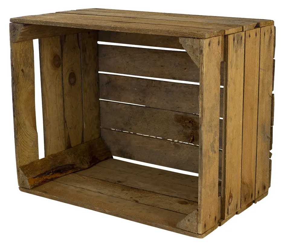 Apfelkiste mit Aufdruck "Hamburg" 50x40x30cm Apfelkiste mit Aufdruck "Hamburg" 50x40x30cm