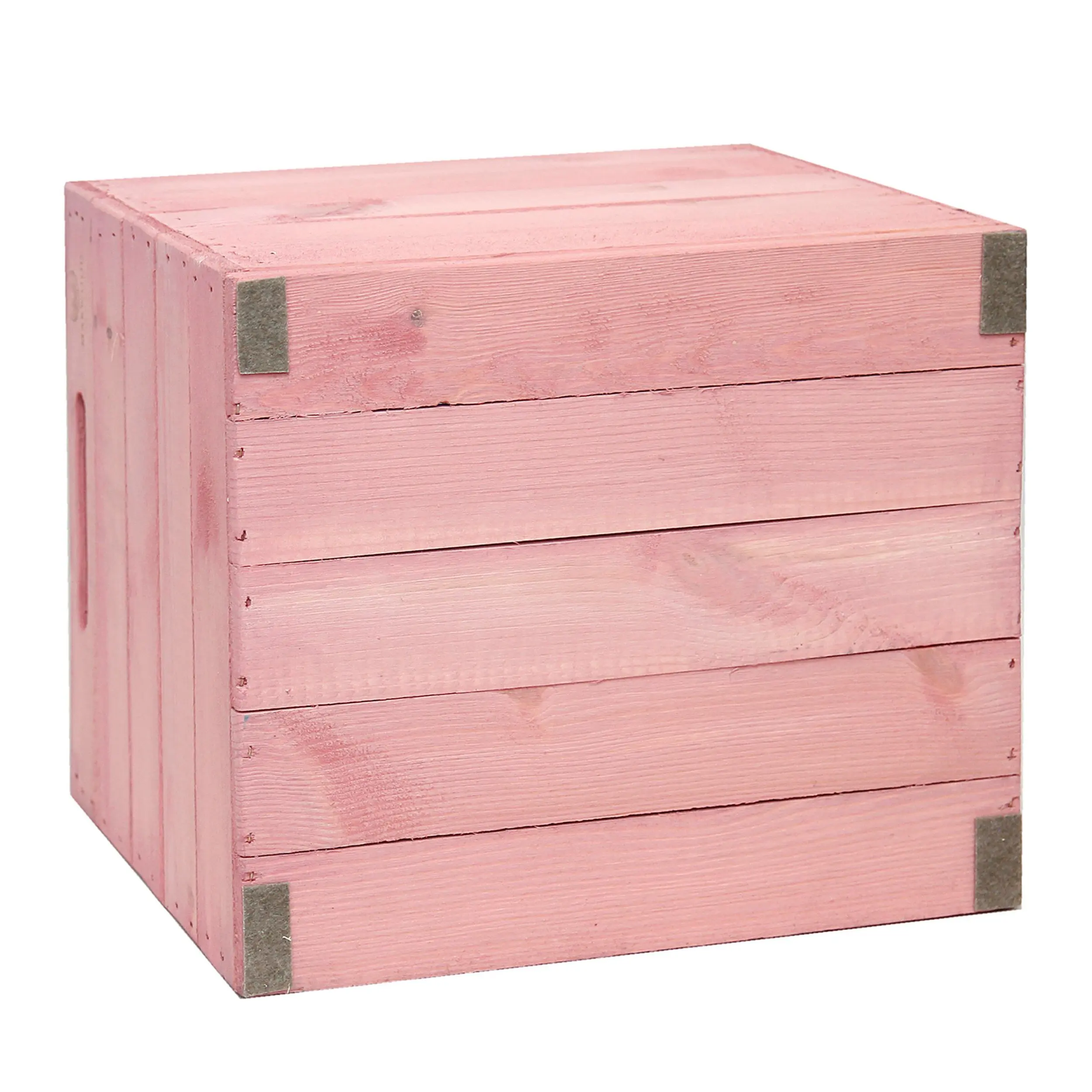Holzkiste in Rosa für Kallax Regale 33x37,5x32,5cm Holzkiste in Rosa für Kallax Regale 33x37,5x32,5cm