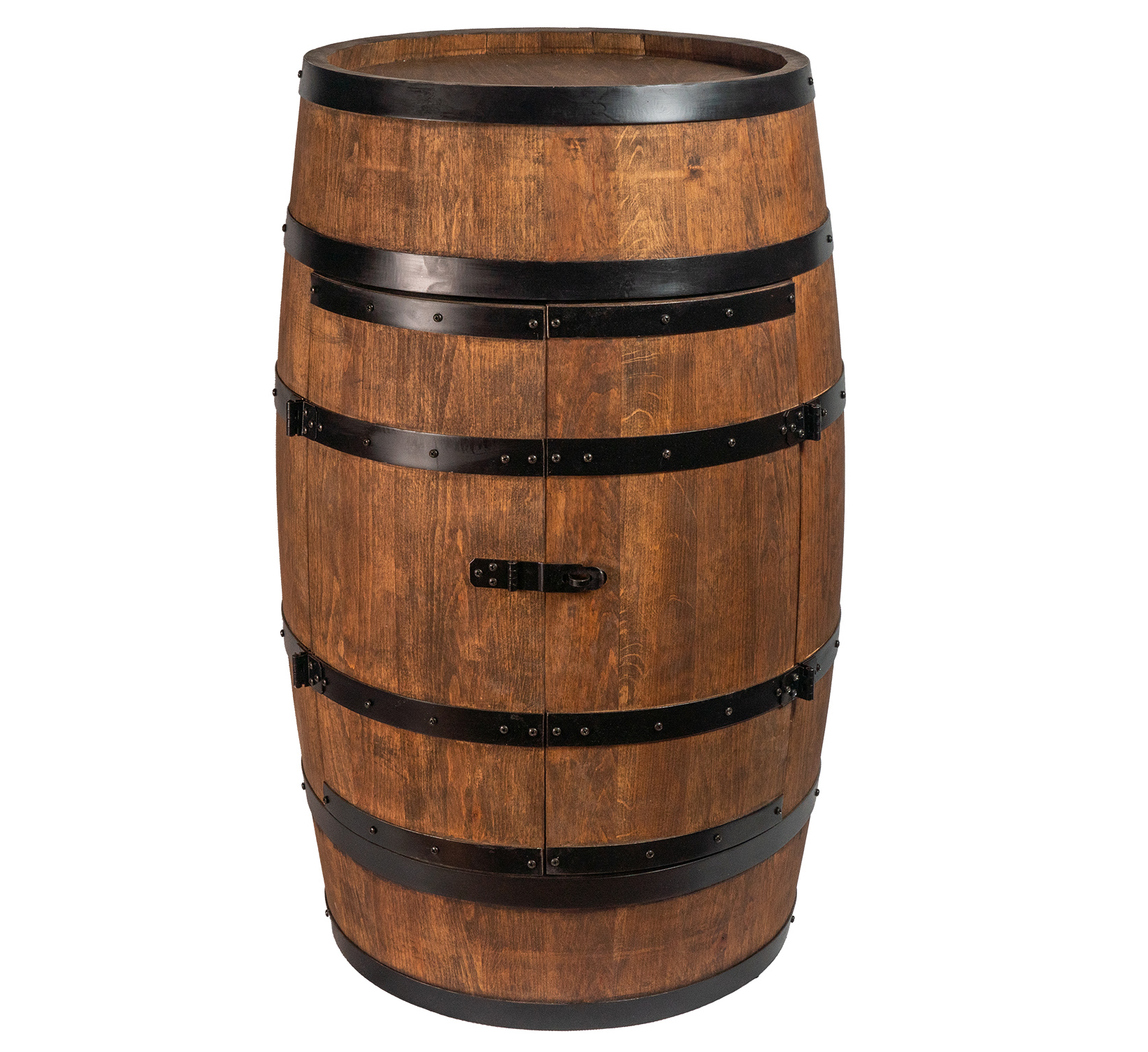 Holzfass mit Türen in Farbton Wenge Hausbar mit LED – Weinregal & Flaschenständer, Bar oder Partykeller – ca. 80 cm Ohne LED Holzfass mit Türen in Farbton Wenge Hausbar mit LED – Weinregal & Flaschenständer, Bar oder Partykeller – ca. 80 cm Ohne LED