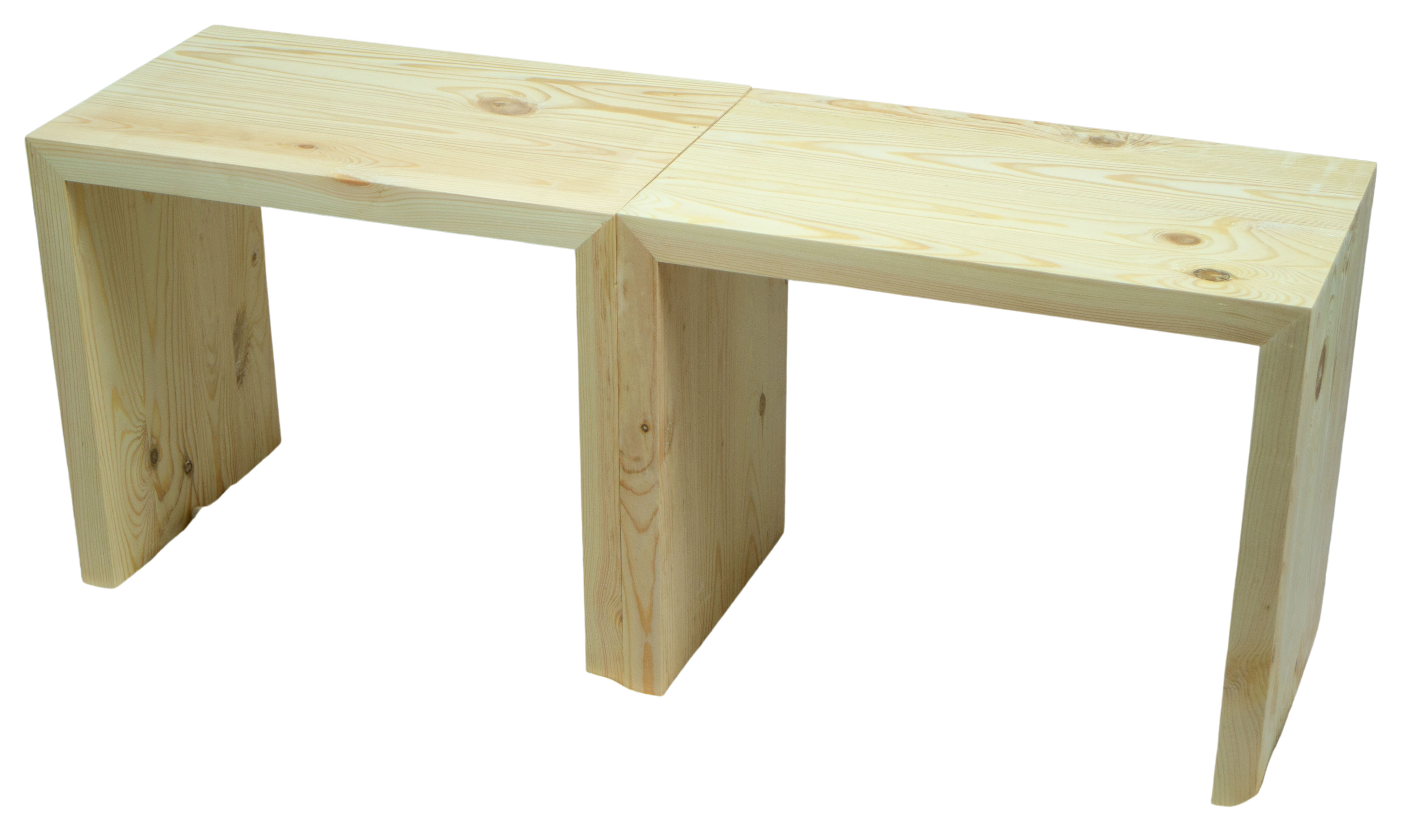 Beistelltisch 50x40x40cm Sitzhocker in natur Beistelltisch 50x40x40cm Sitzhocker in natur