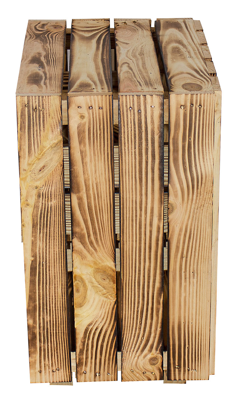 Geflammter Nachttisch mit Schublade 30,5x40x54cm Geflammter Nachttisch mit Schublade 30,5x40x54cm