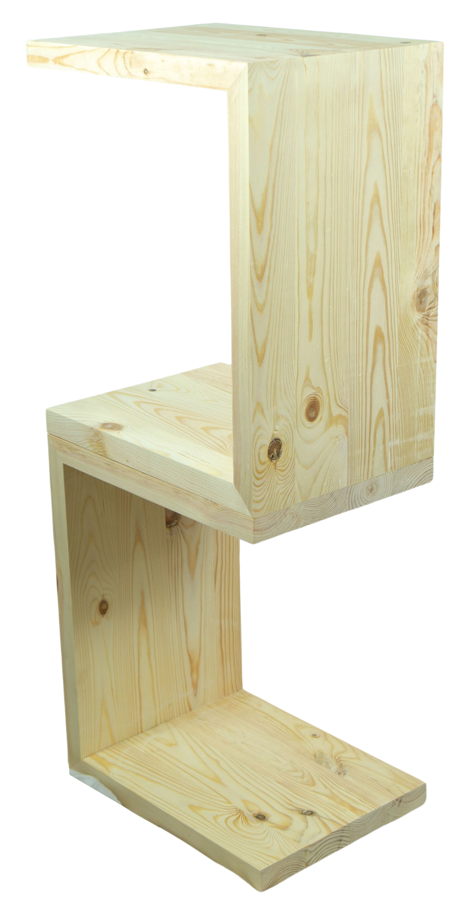 Beistelltisch 50x40x40cm Sitzhocker in natur Beistelltisch 50x40x40cm Sitzhocker in natur