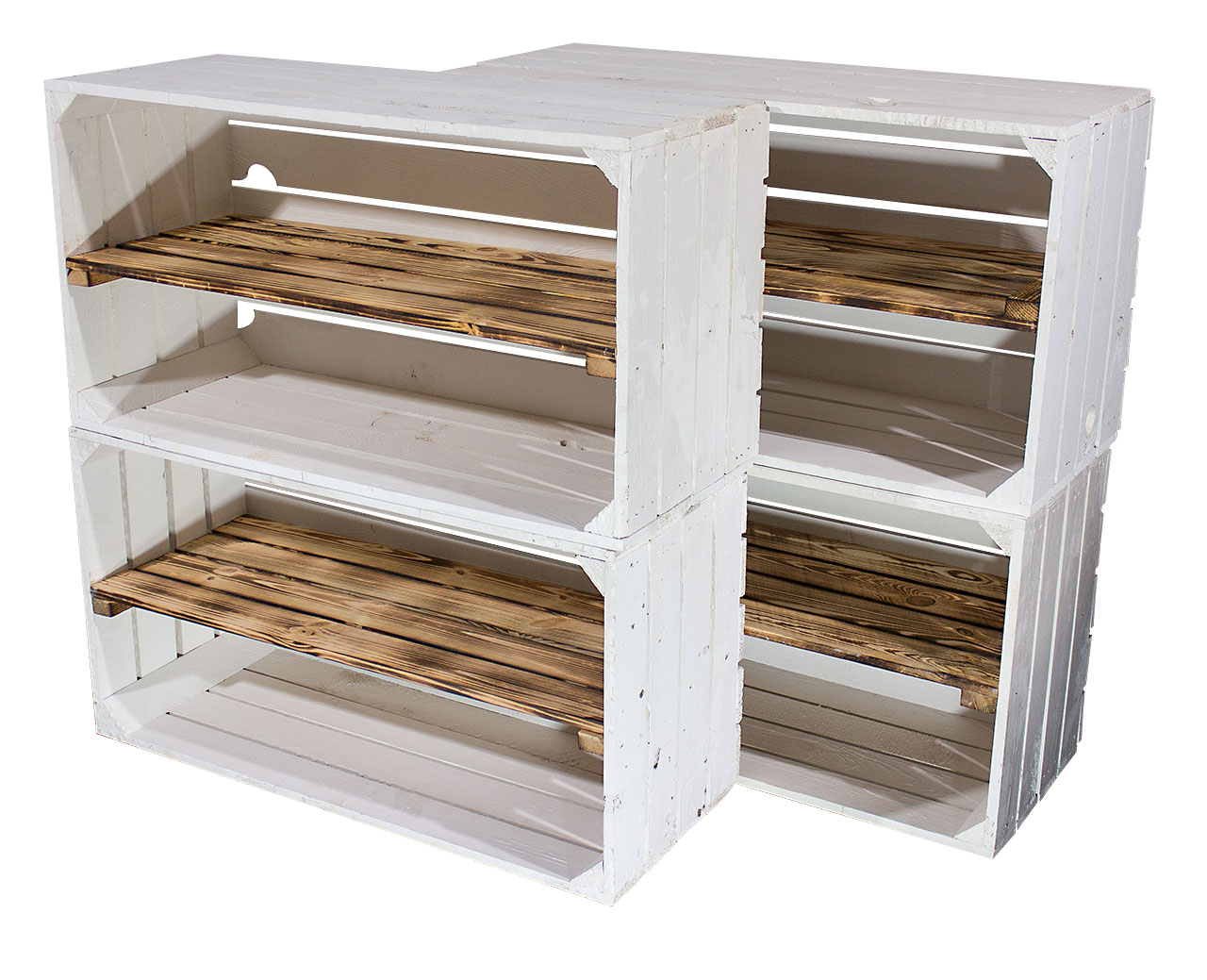 Breite weiß geflammte Kiste 68x40,5x31CMcm Breite weiß geflammte Kiste 68x40,5x31CMcm