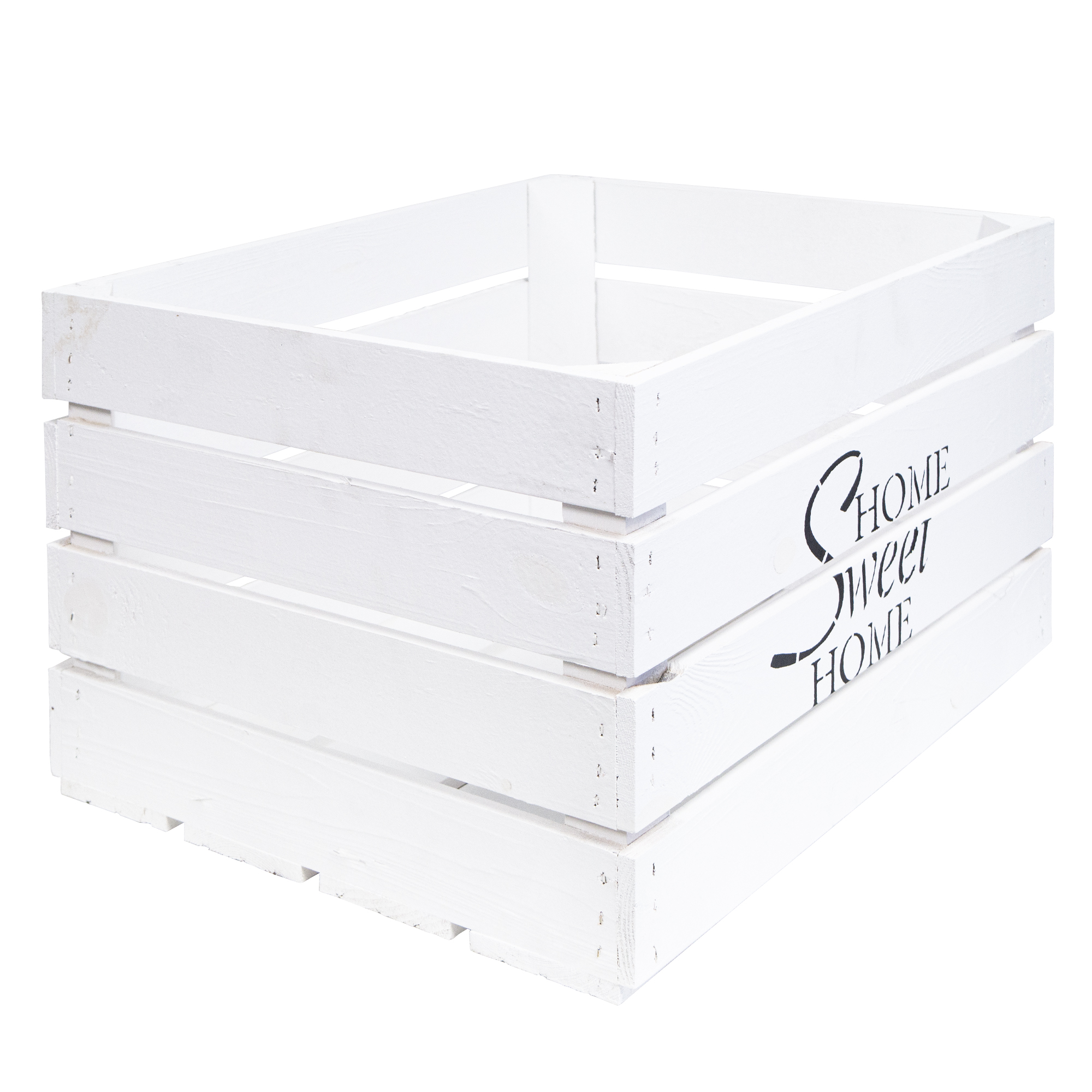 Obstkiste Home Sweet Home HSH Weiss Obstkiste Home Sweet Home HSH Weiss