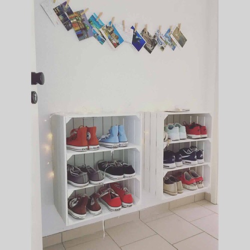 Weiße Regalkiste Tamme weiss Fächern 55x55x31cm Weiße Regalkiste Tamme weiss Fächern 55x55x31cm