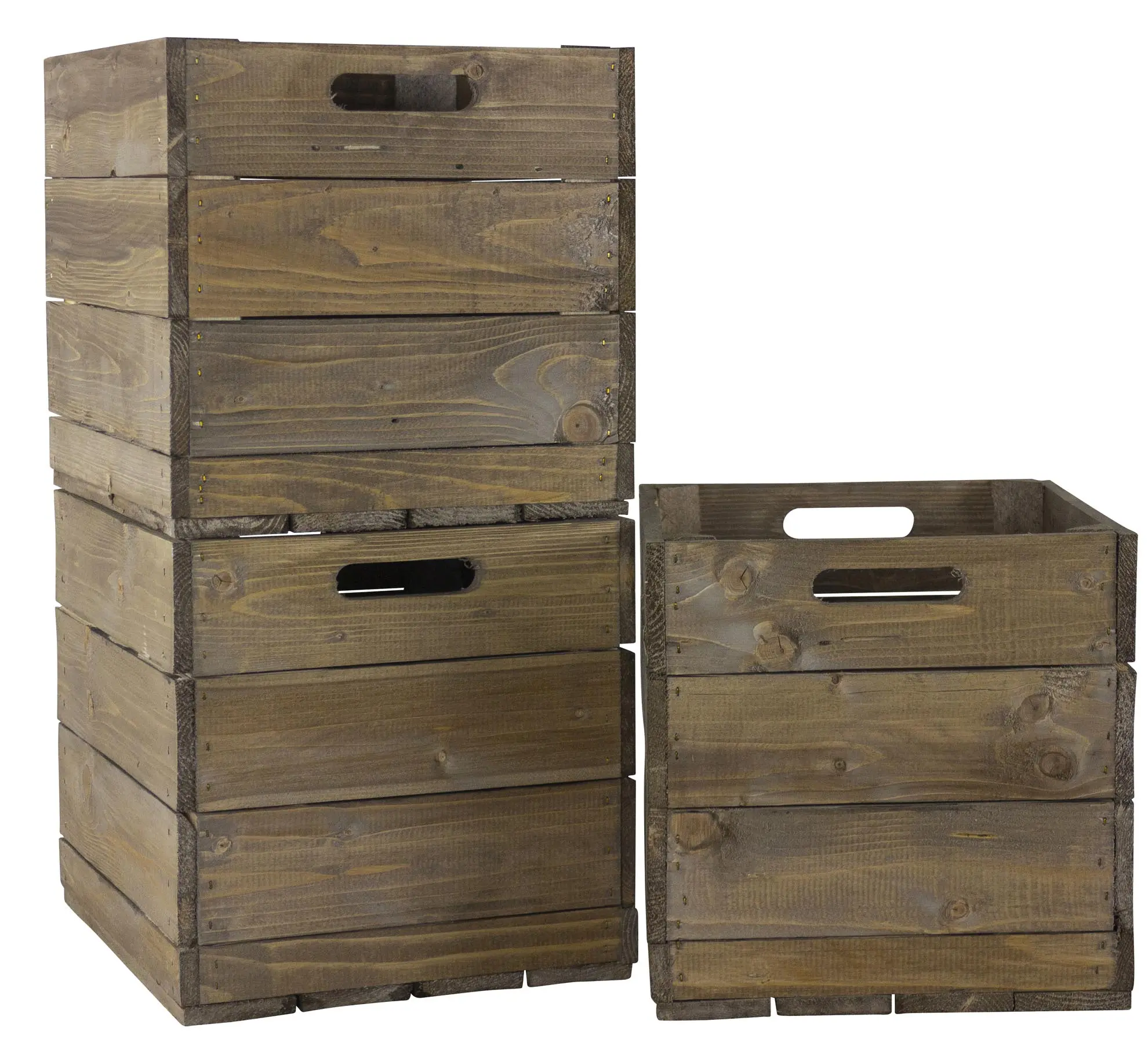 Palisander Kiste für Kallax Regale 33x37,5x32,5cm