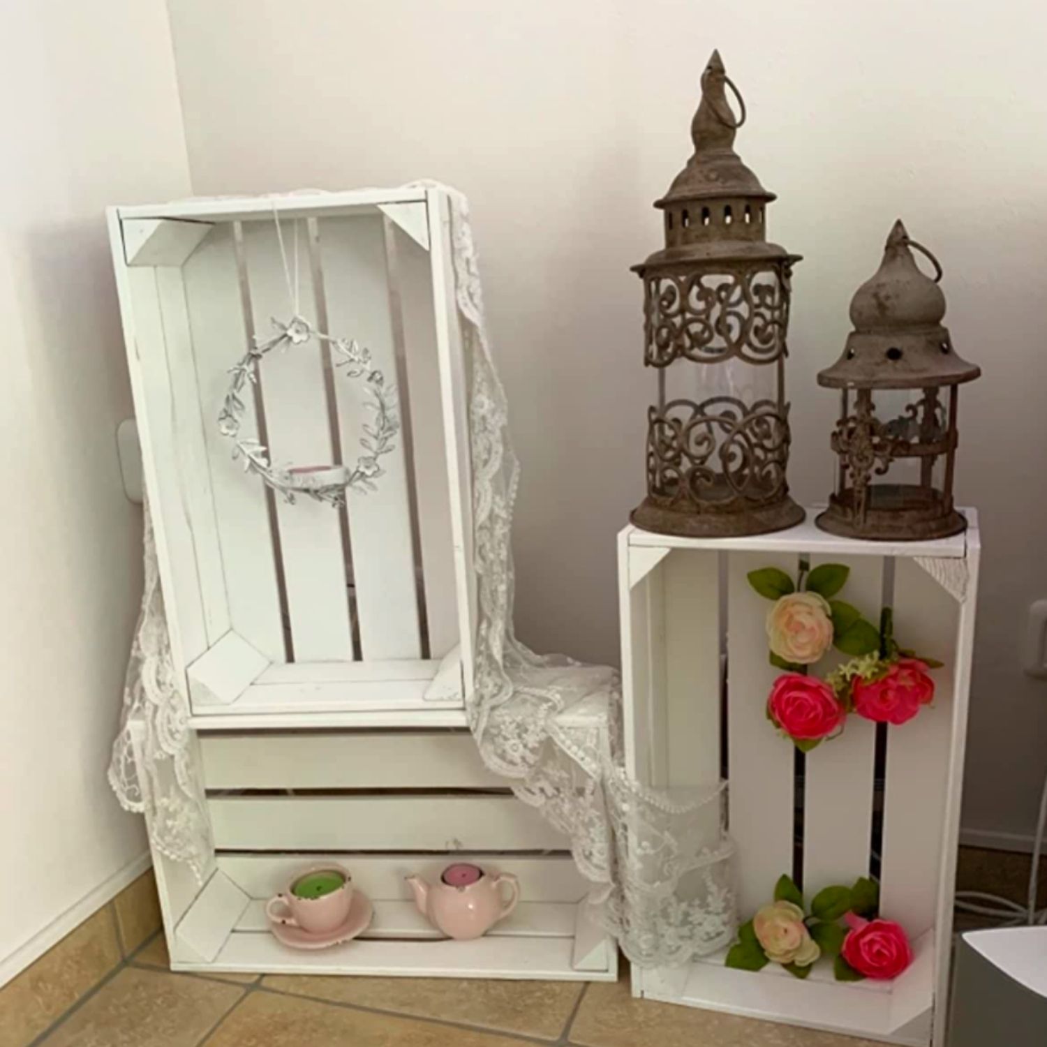 Weiße Schublade 47,5x29x13,5cm Weiße Schublade 47,5x29x13,5cm