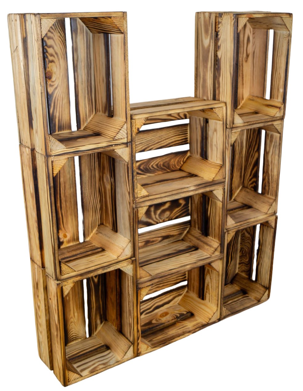 Kleine Holzkiste "Frieda" flambiert Kleine Holzkiste "Frieda" flambiert