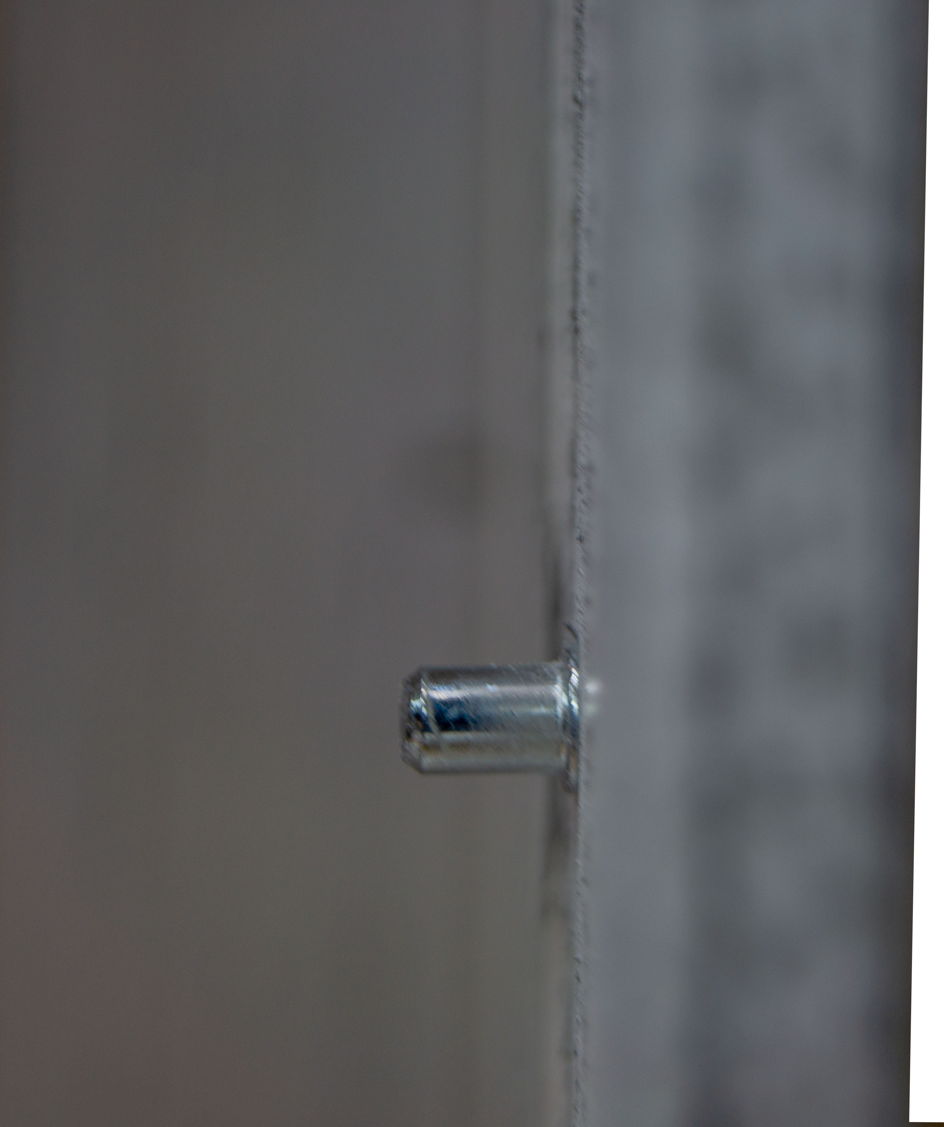 Sitzkiste Johanna - Shabby weiß längs - schwarze Planke