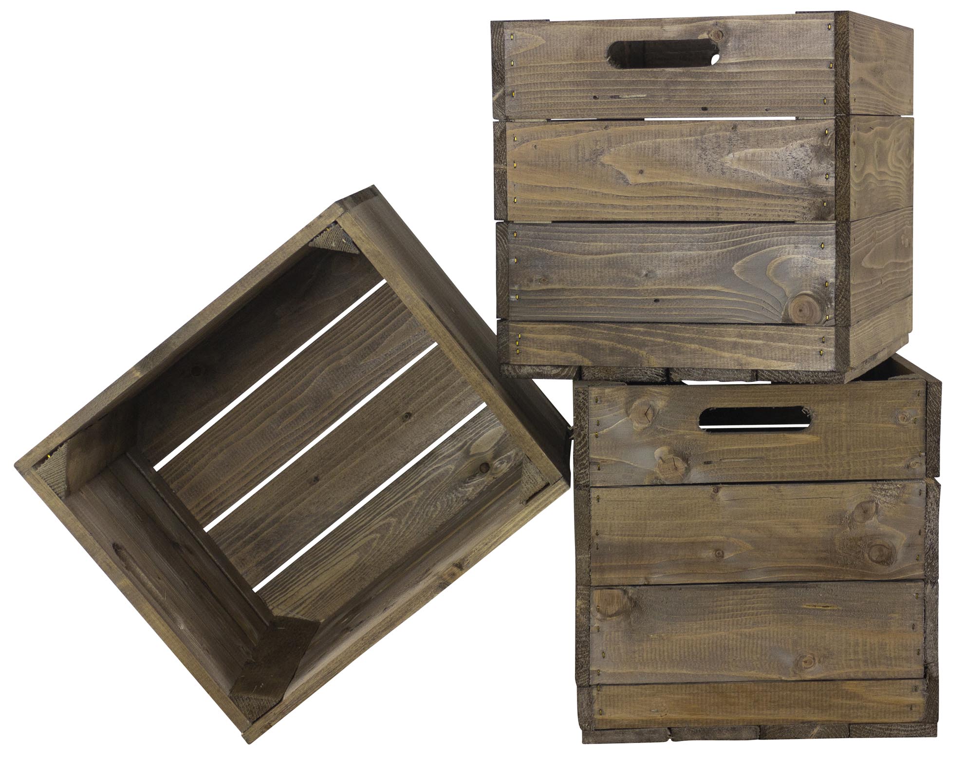 Palisander Kiste für Kallax Regale 33x37,5x32,5cm