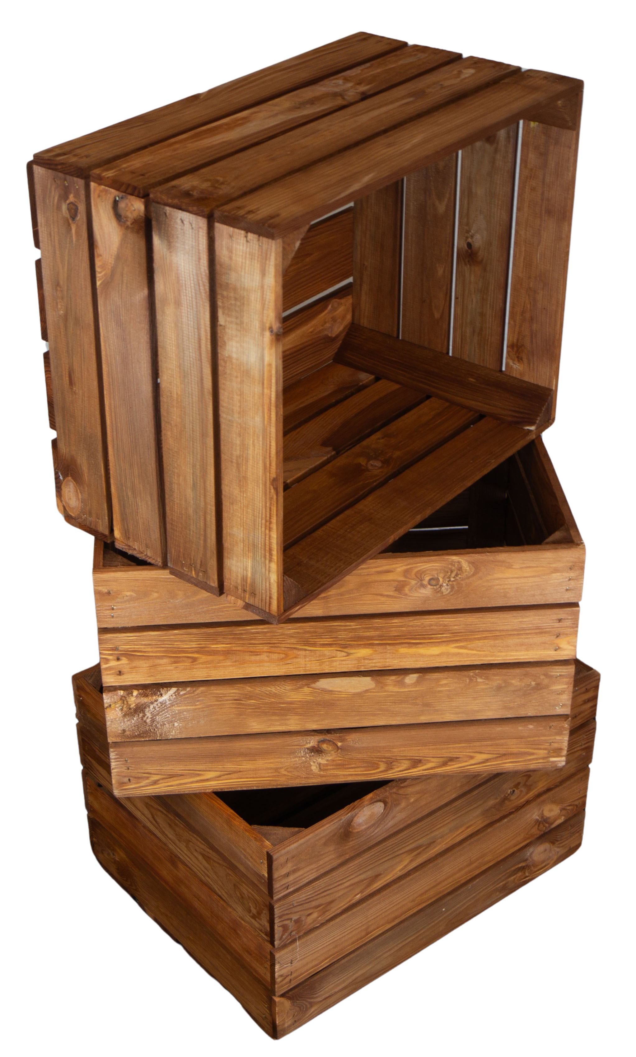 Neue Obstkiste Ocker 50x40x30cm