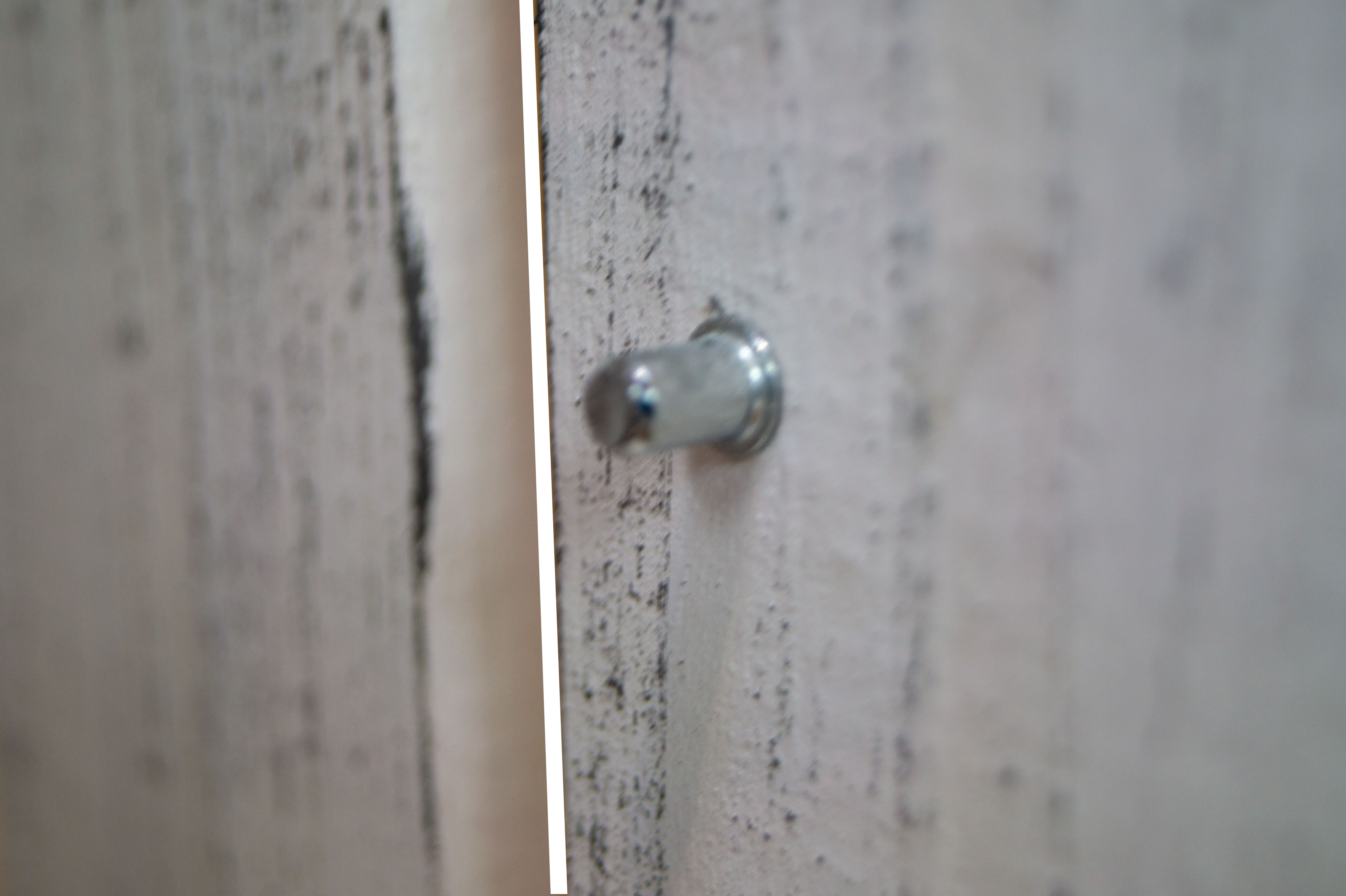 Sitzkiste Johanna - Shabby weiß längs - schwarze Planke