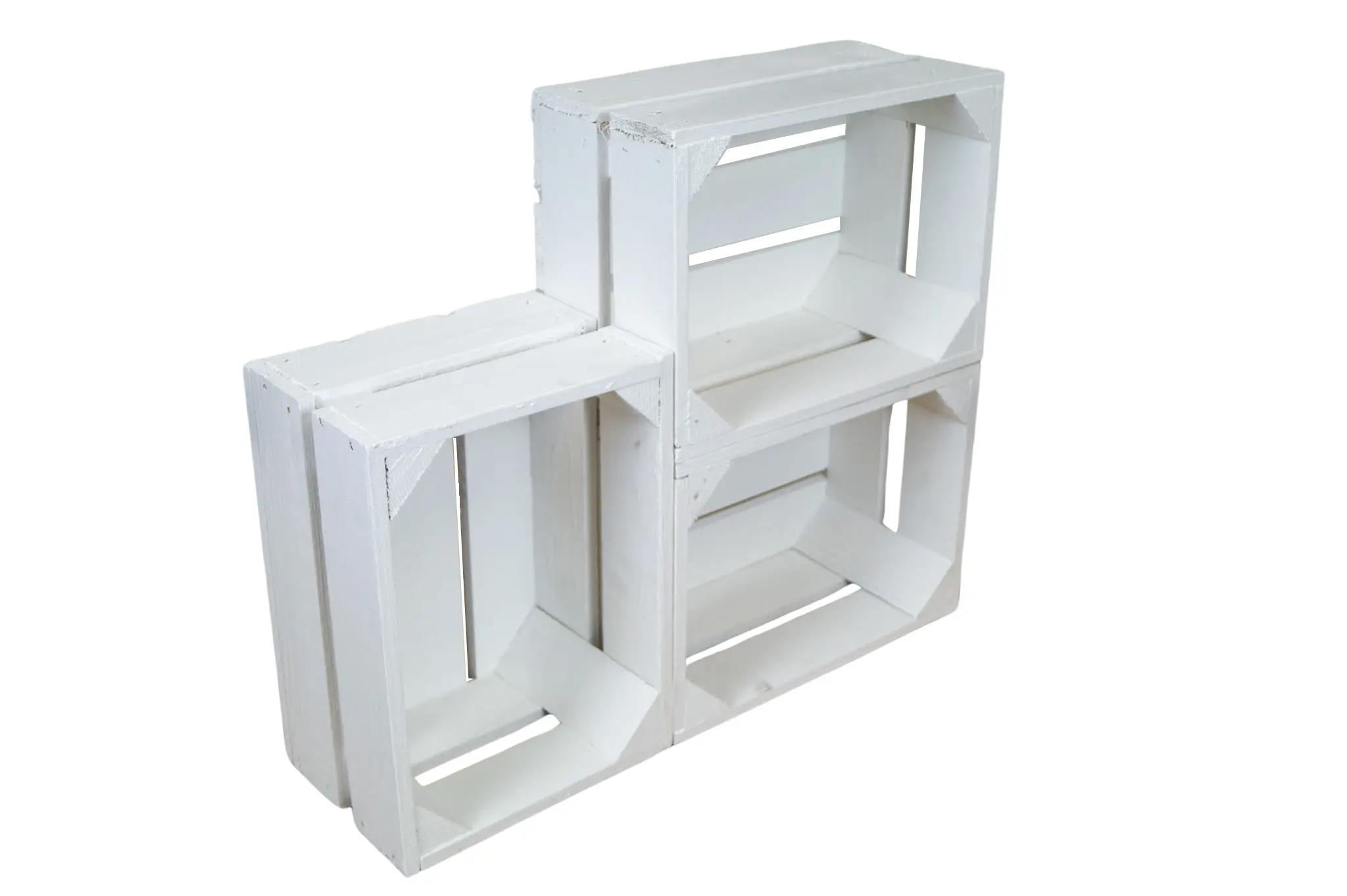 Kleine Holzkiste "Frieda" weiß