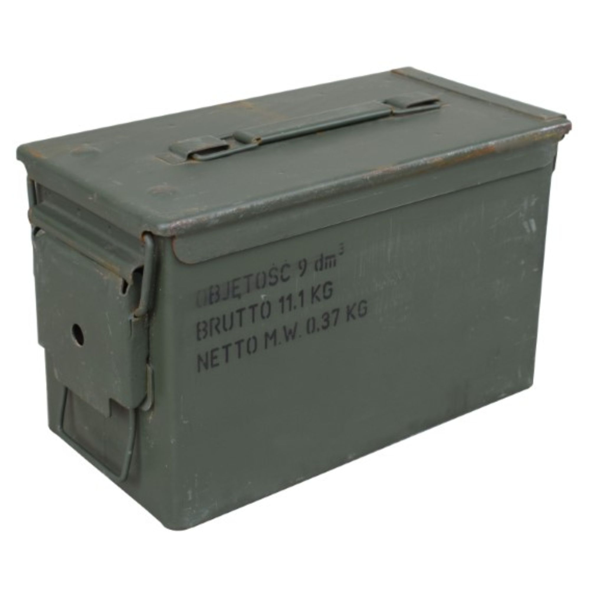 kleine Munitionskiste Metall 4API Aufbewahrungskiste 30,5 x 15,5 x 18,3cm