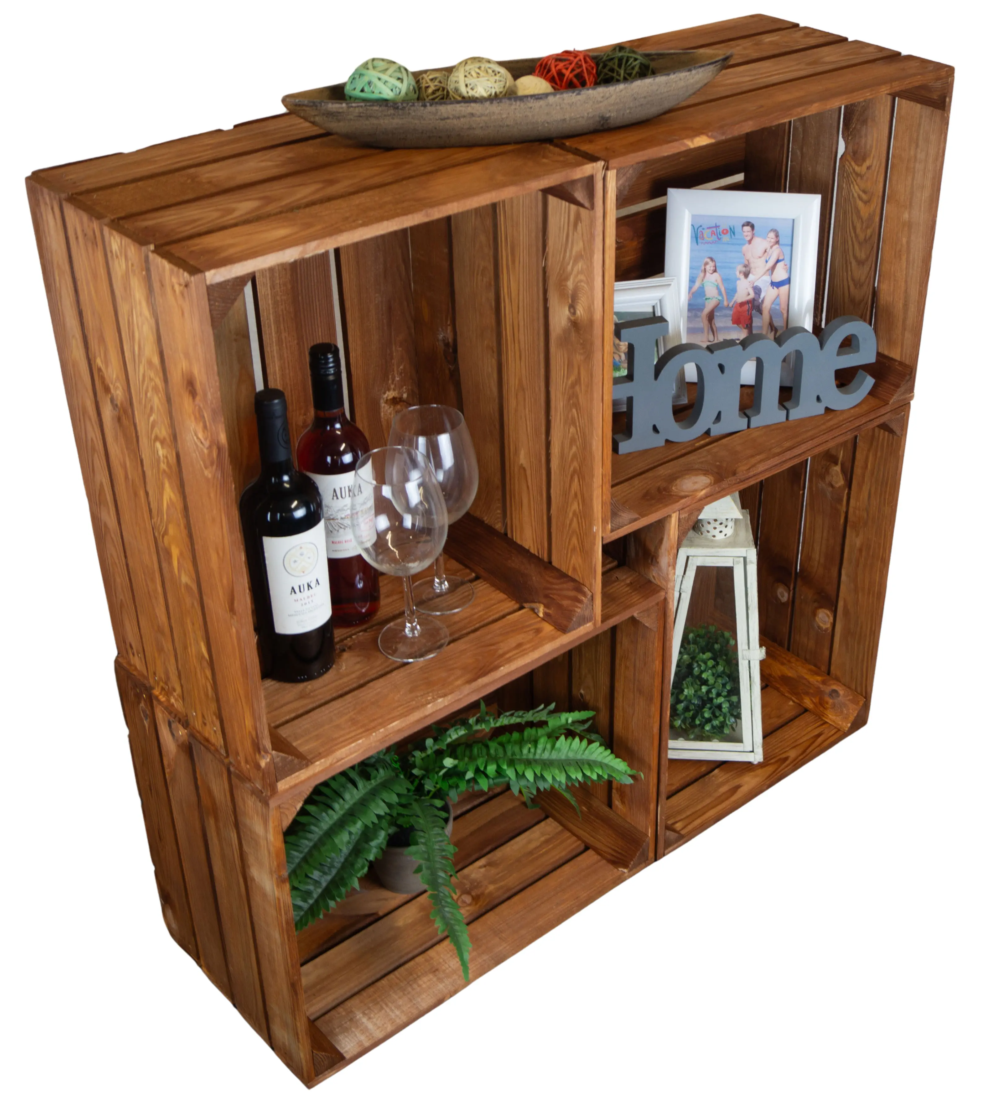 Neue Obstkiste Ocker 50x40x30cm