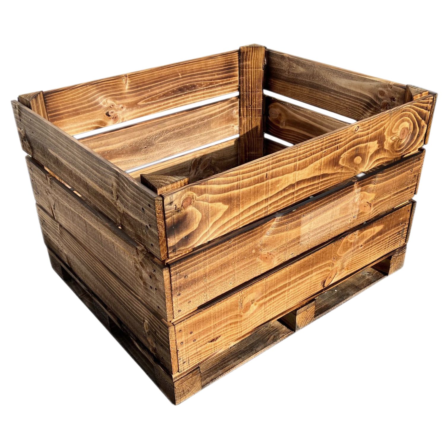 Geflammte Großkiste für Hochbeet 120x100x81cm *inkl. VERSAND* Geflammte Großkiste für Hochbeet 120x100x81cm *inkl. VERSAND*