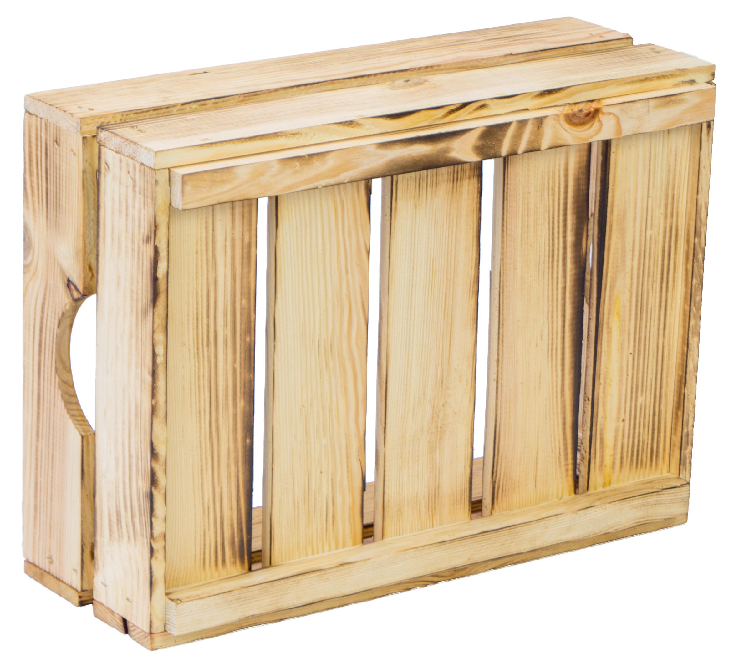 Gemüsekiste Leni geflammt 40x30x15cm Gemüsekiste Leni geflammt 40x30x15cm