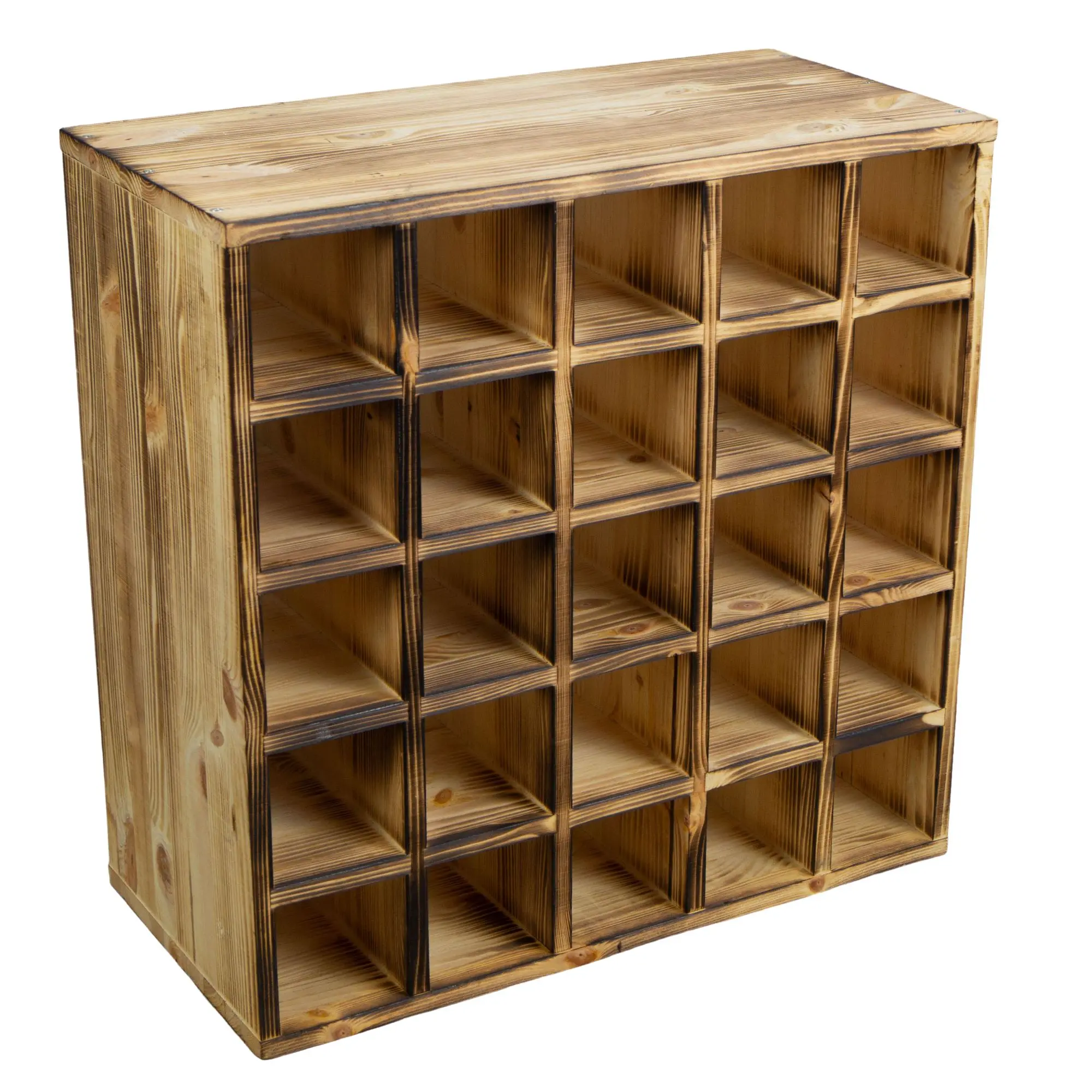 Großes Weinregal geflammt 52 x 52 "25er" Großes Weinregal geflammt 52 x 52 "25er"