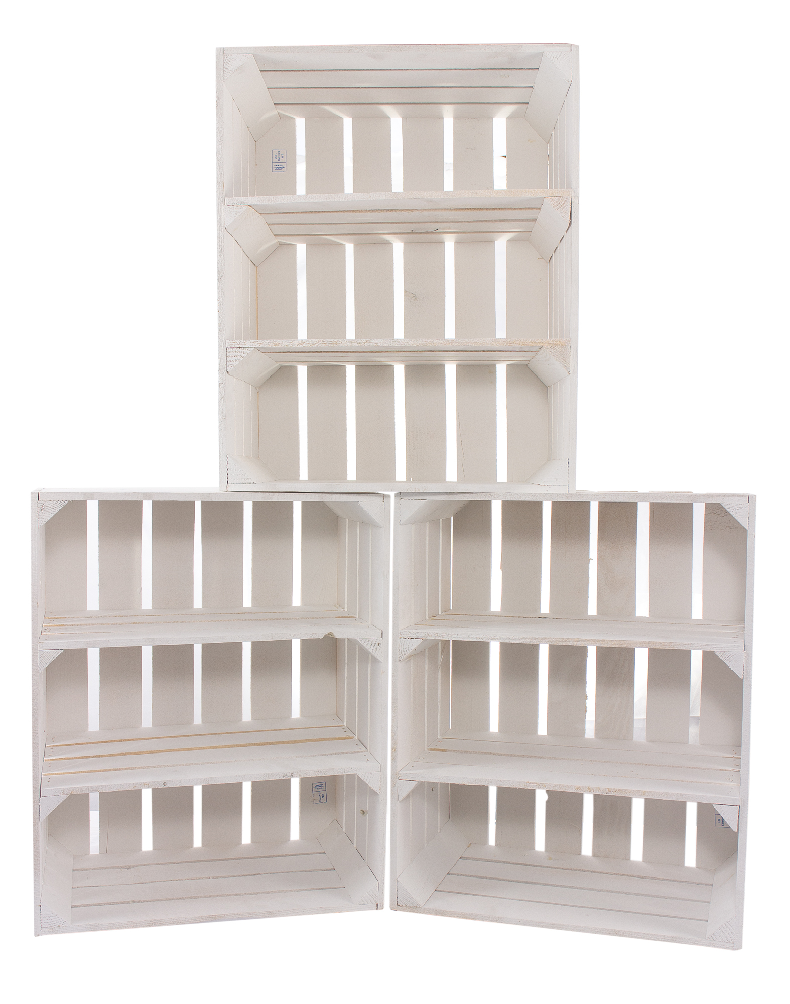 Weiße Regalkiste Tamme weiss Fächern 55x55x31cm Weiße Regalkiste Tamme weiss Fächern 55x55x31cm