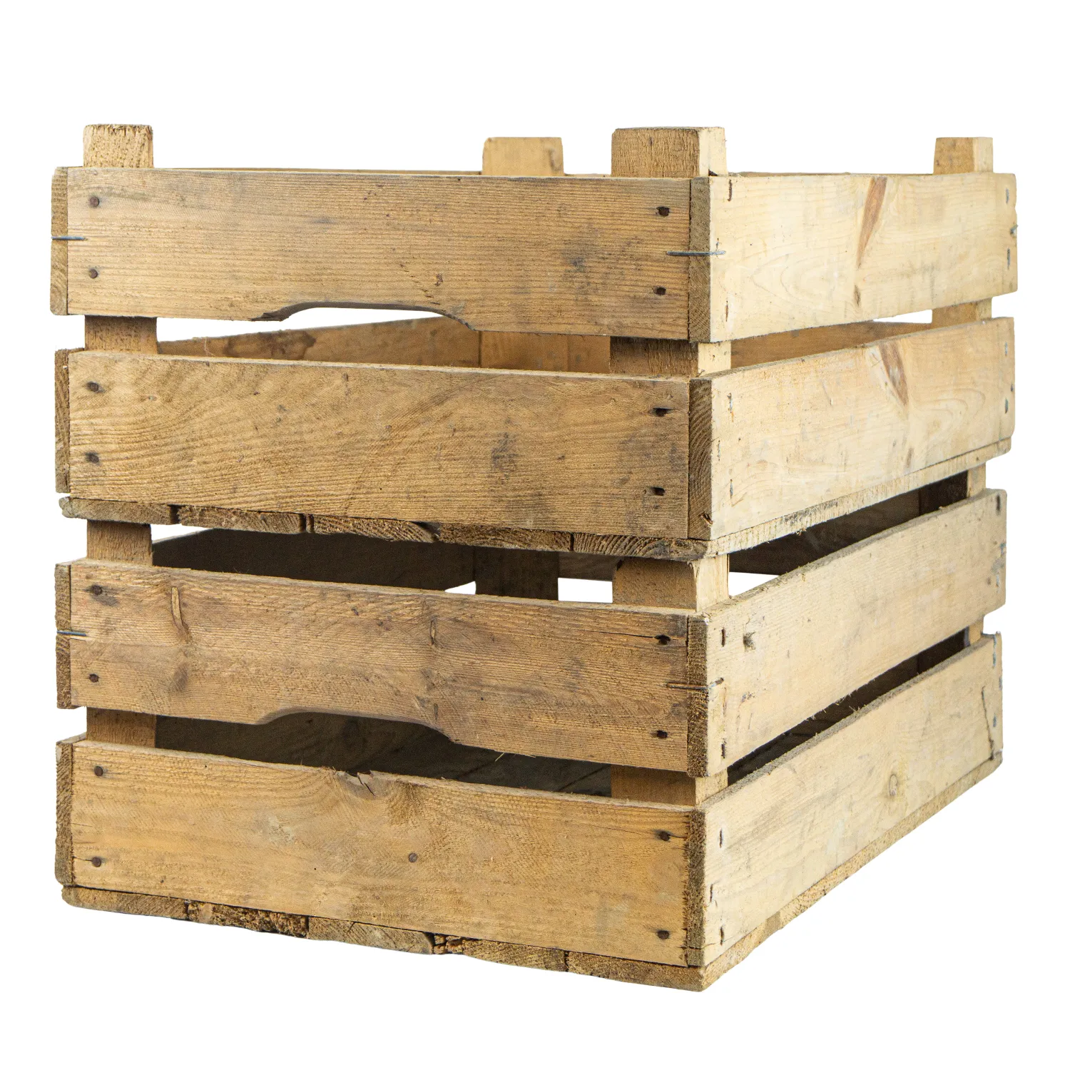 gebrauchte Obstkiste Holzsteige ohne Aufschrift 60x40x22cm