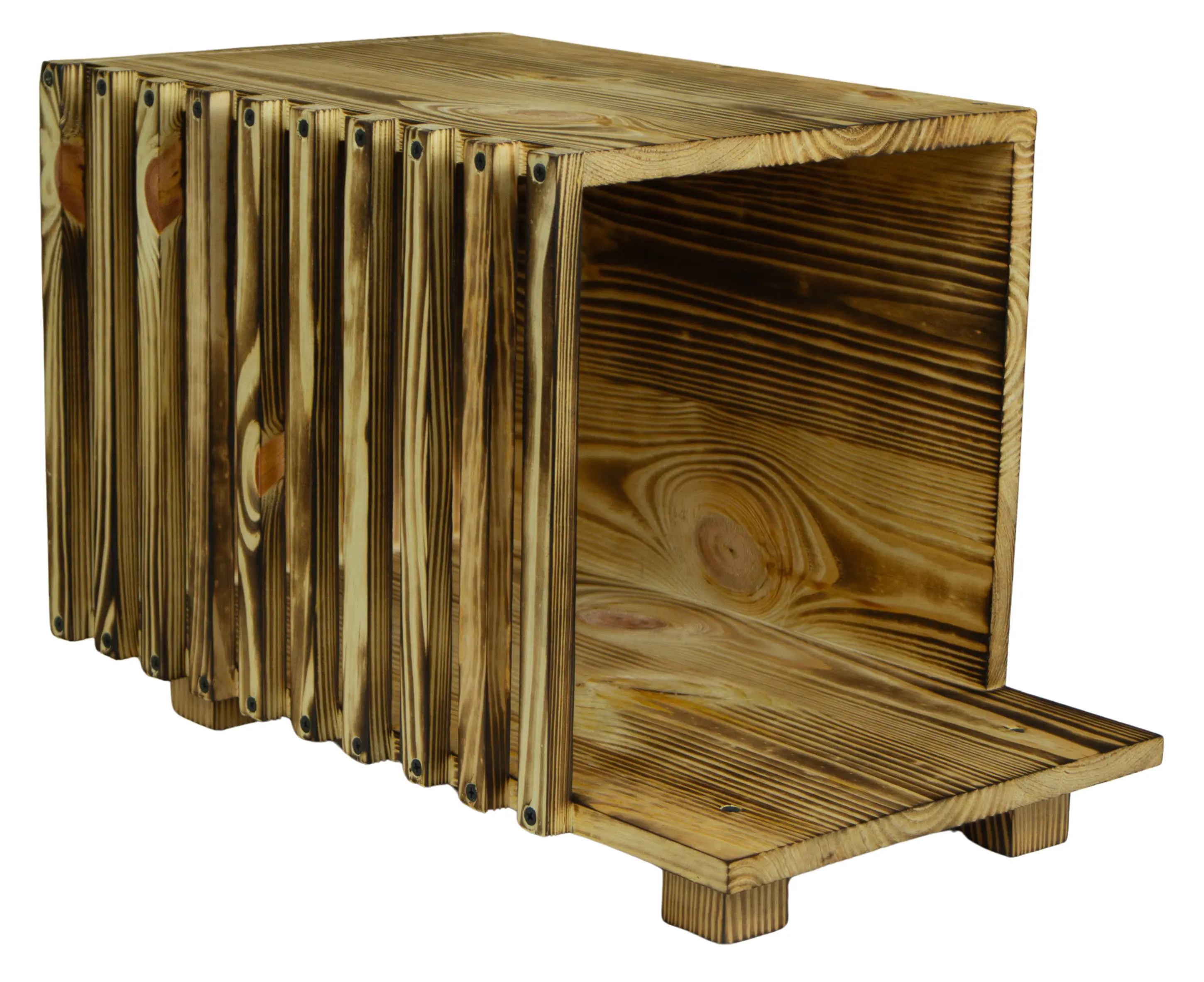 Katzenbett in geflammt mit Kissen Katzenhöhle 50x30x34cm