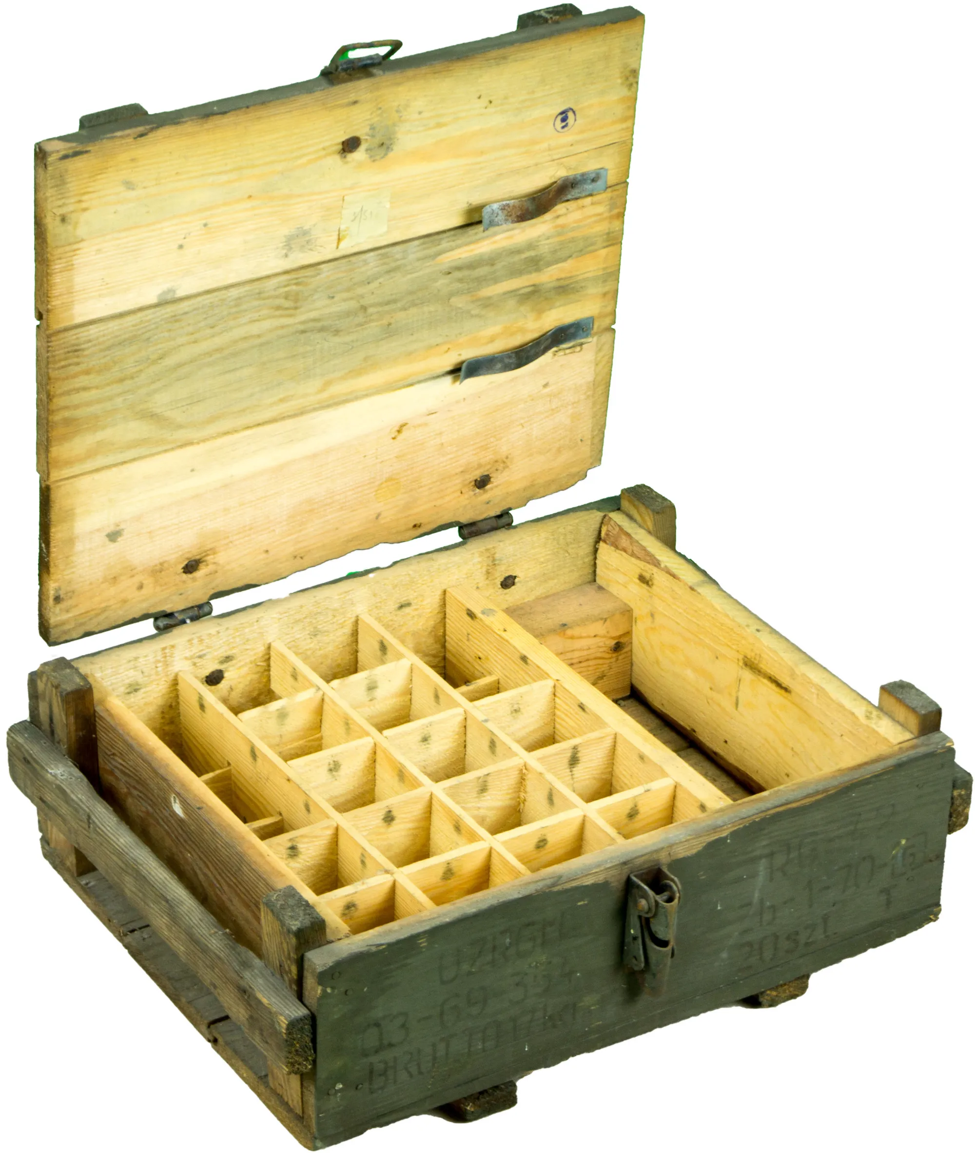 Munitionskiste Transport grün / Natur Munitionskiste Transport grün / Natur