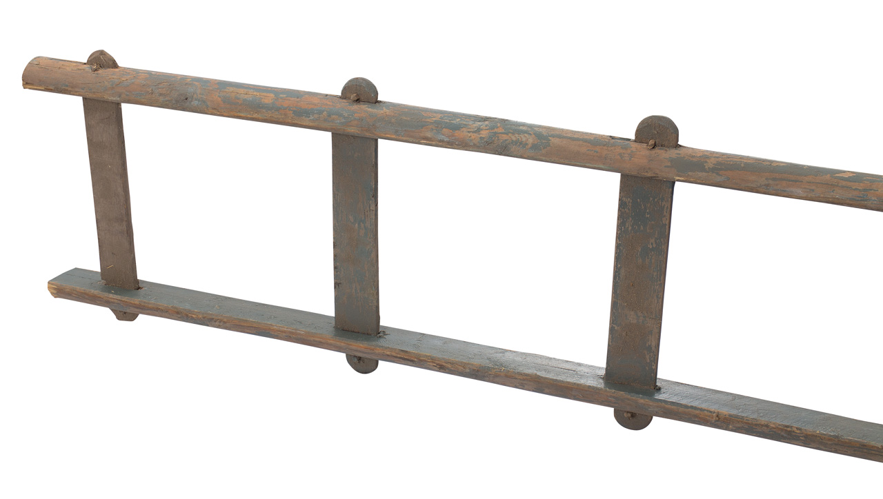 *B-Ware* Historische Altländer Holzleiter 100cm Historische Altländer Holzleiter 100cm