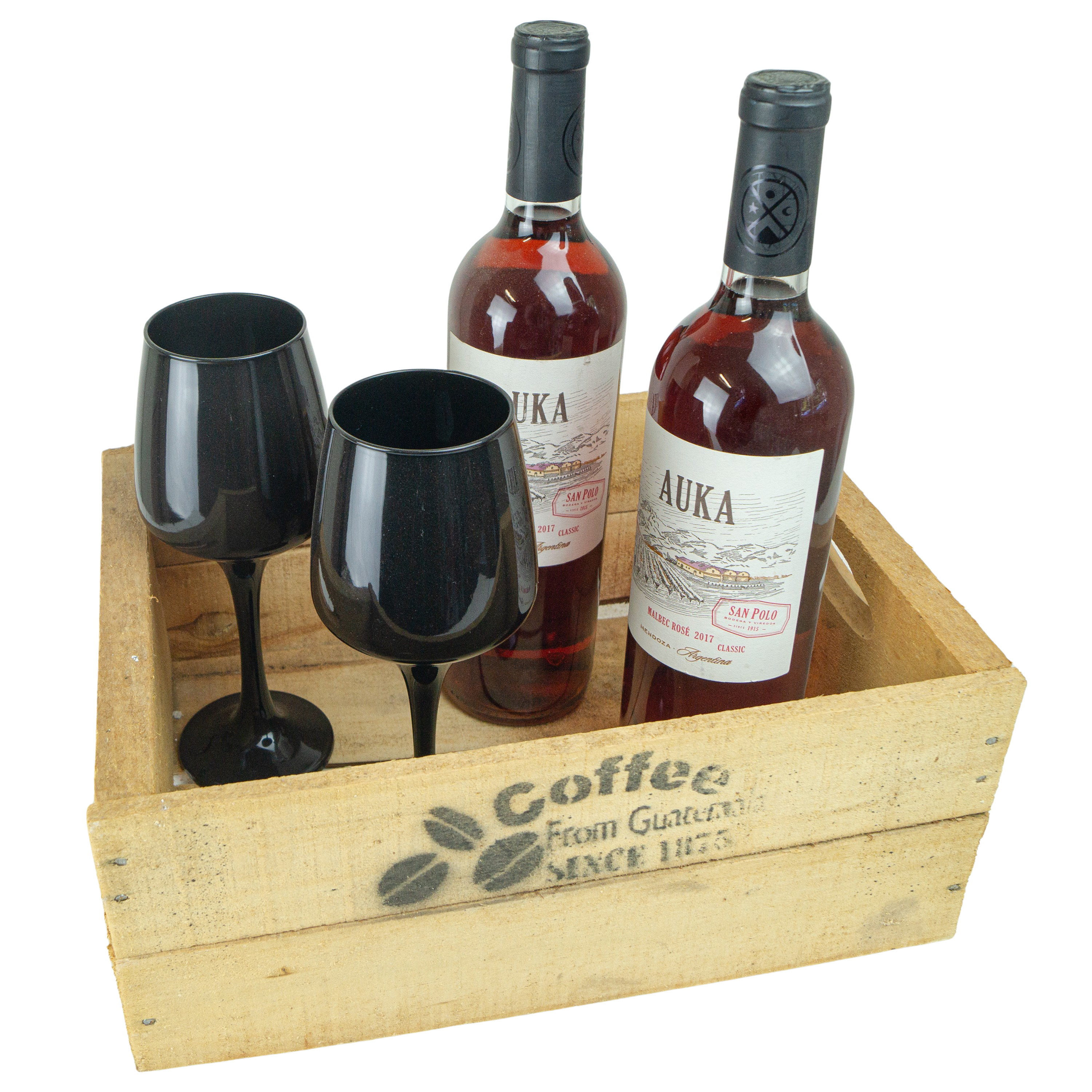 alte Holzkiste Coffee in verschiedenen Grössen Vintage Upcycling DIY alte Holzkiste Coffee M Vintage Upcycling DIY 31x23,5x13,5cm