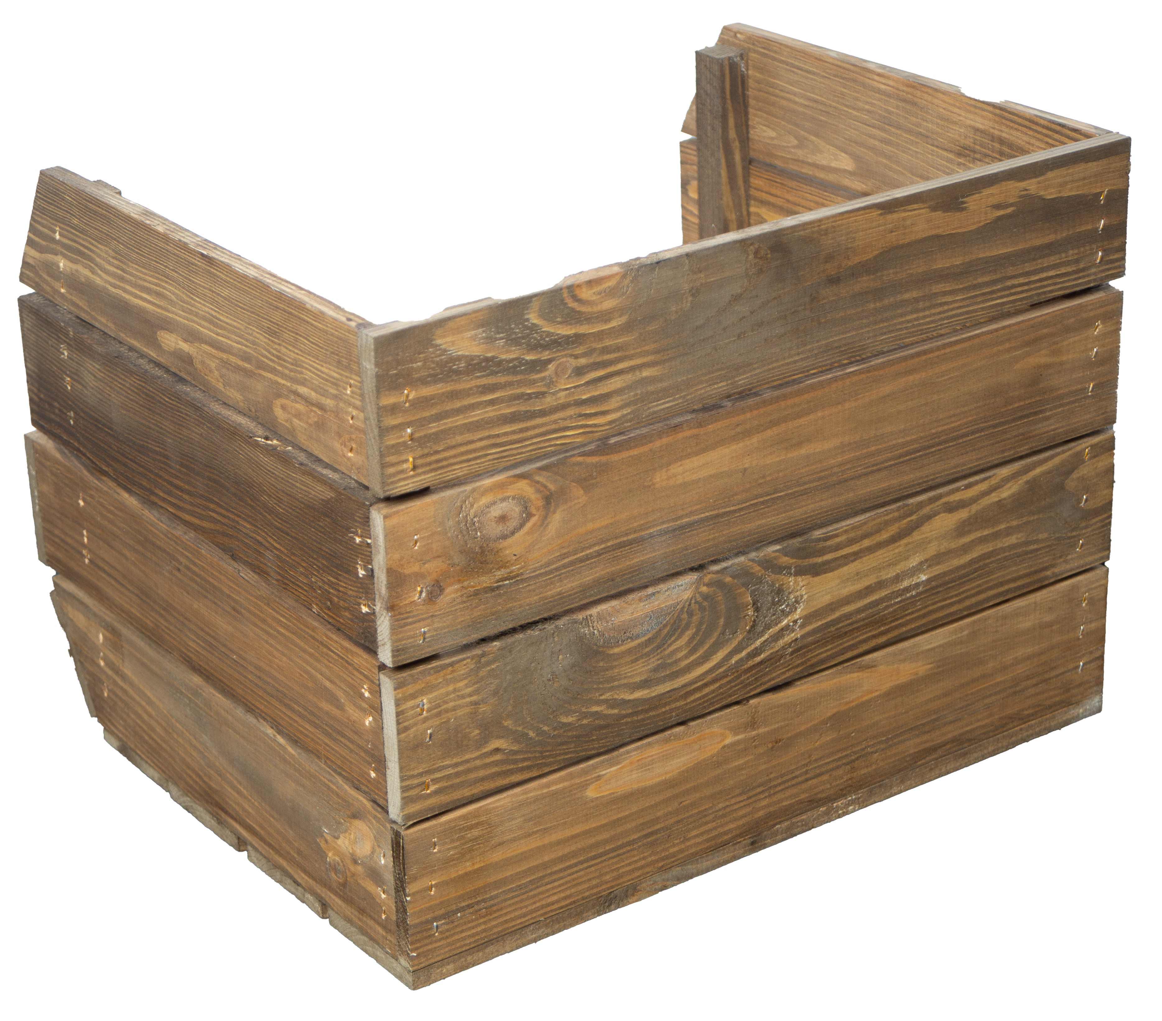 3er Set Kartoffelsteige 40x33x30 cm in palisander