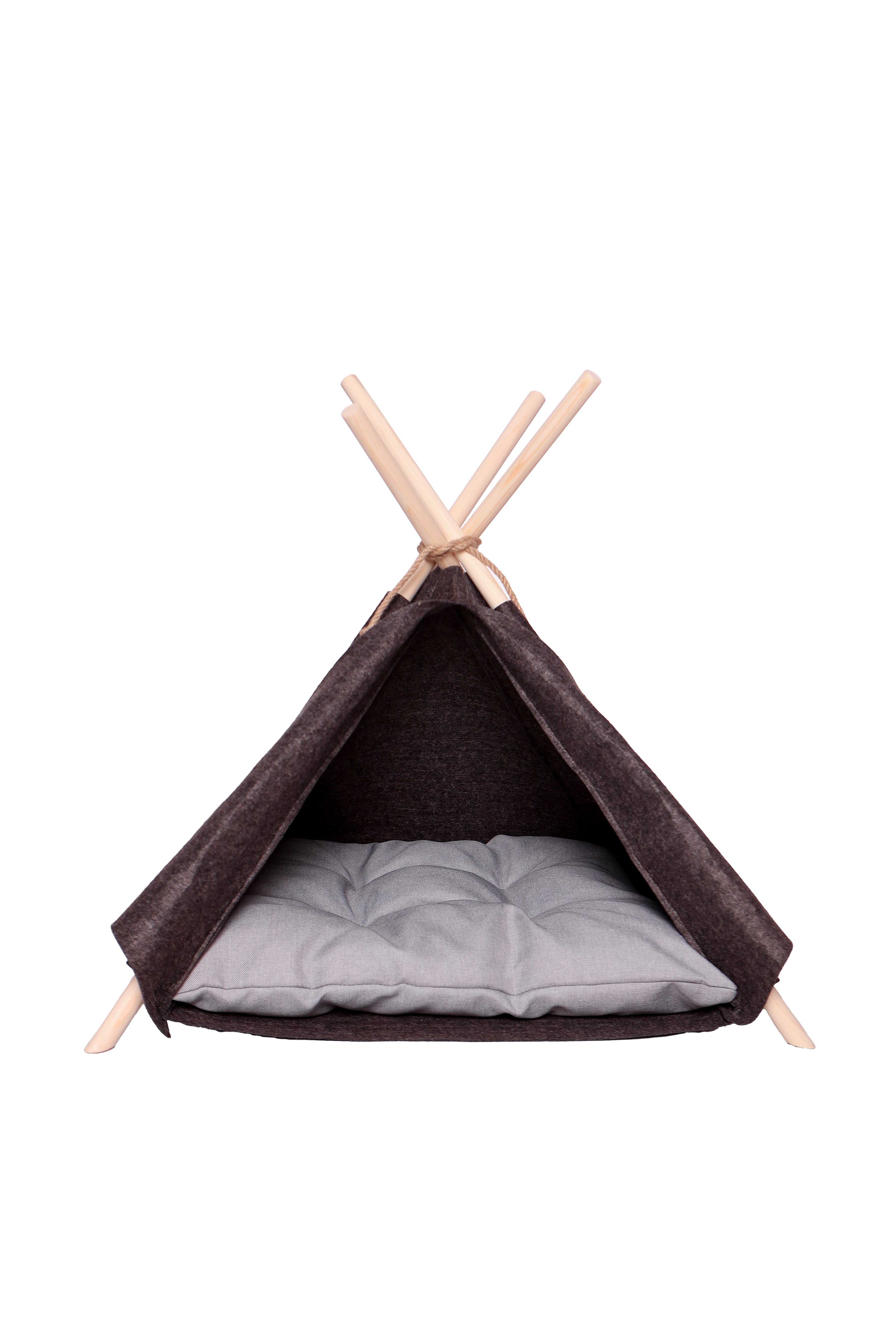 Wigwam für Hunde und Katzen – gemütliches Hundezelt & Katzentipi / Handgefertigte Hundehöhle, Hundehütte & Tierzelt für Haustiere