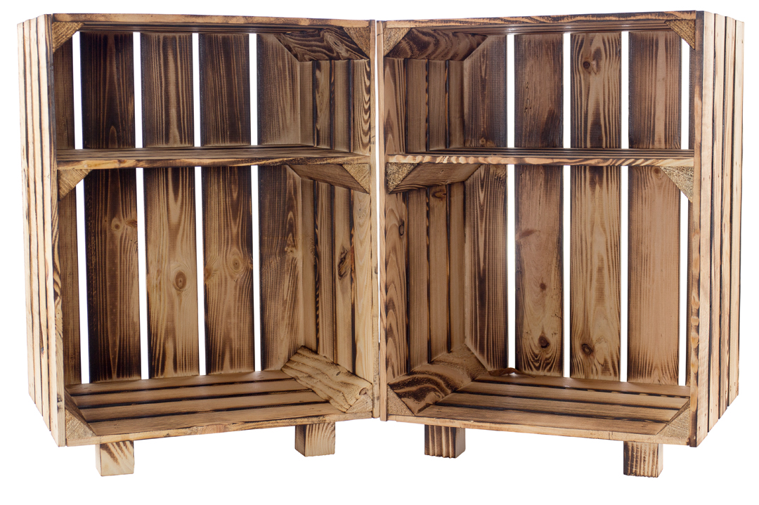 Nachttisch mit Boden in *geflammt* 30,5x40x54cm Nachttisch mit Boden in *geflammt* 30,5x40x54cm