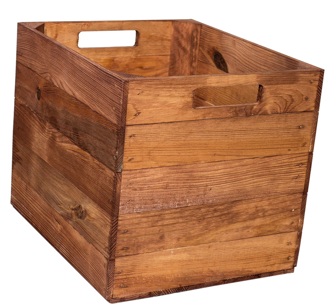 4er Paket Holzkiste "used" für Kallax Regale