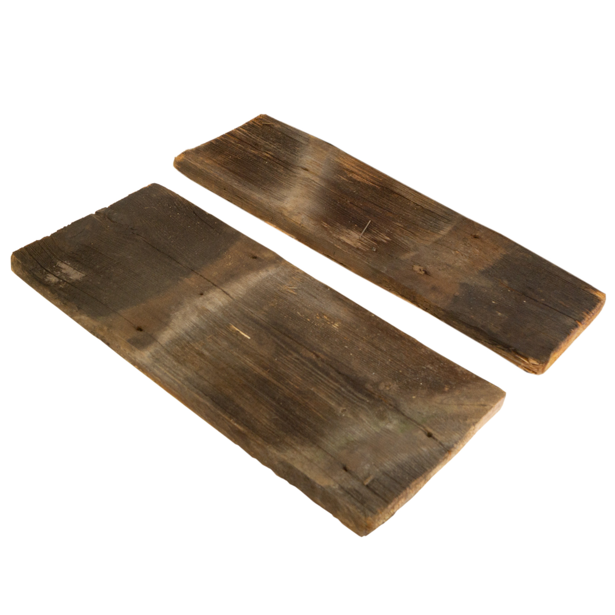2er Set Holzplanken 100 Jahre alt 100 x 12-18cm 2er Set Holzplanken 100 Jahre alt 50 x 18-22cm