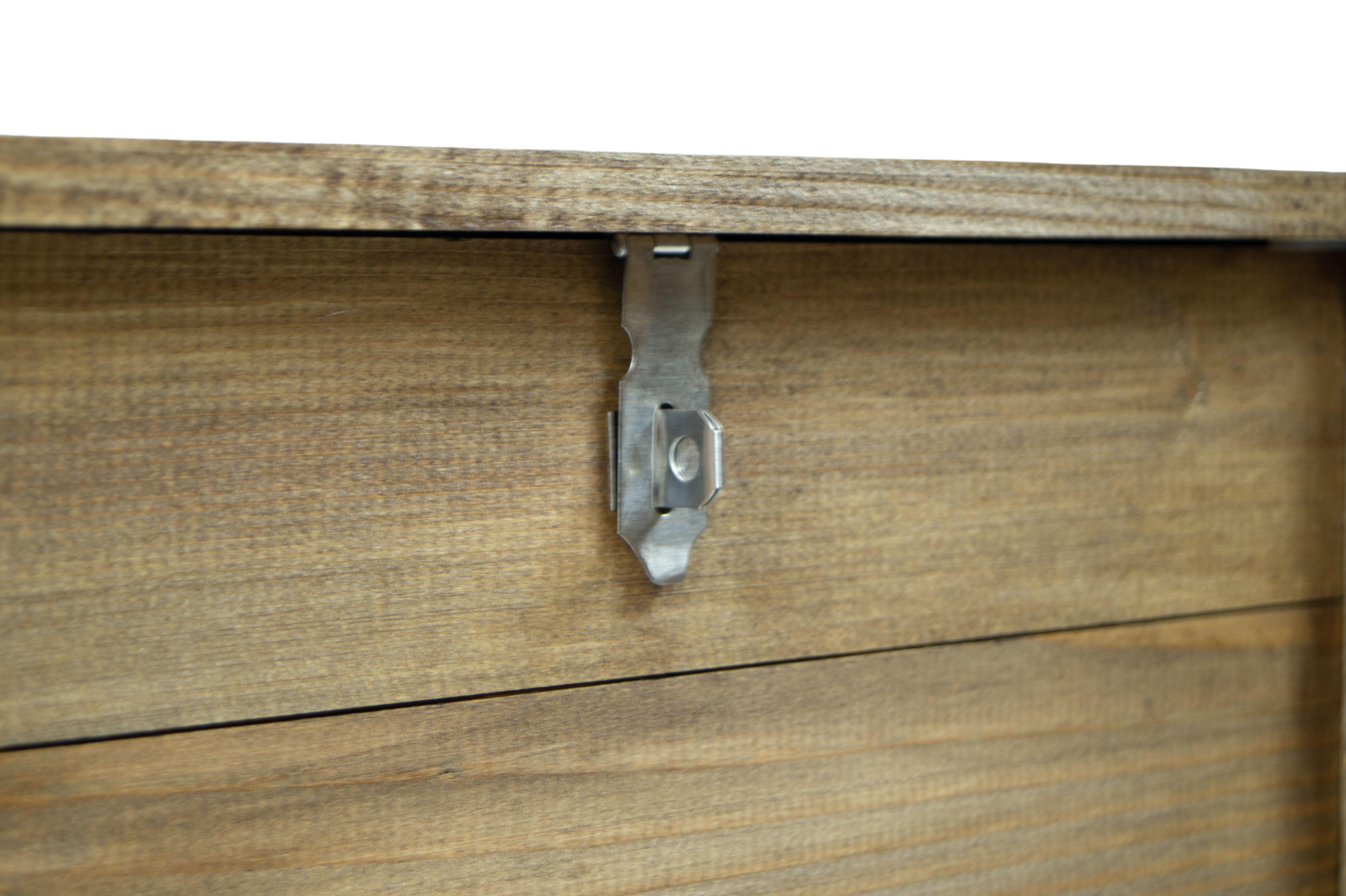 Holztruhe Hugo in braun mit Deckel 50 x 36 x 26cm Holztruhe Hugo in braun mit Deckel 50 x 36 x 26cm