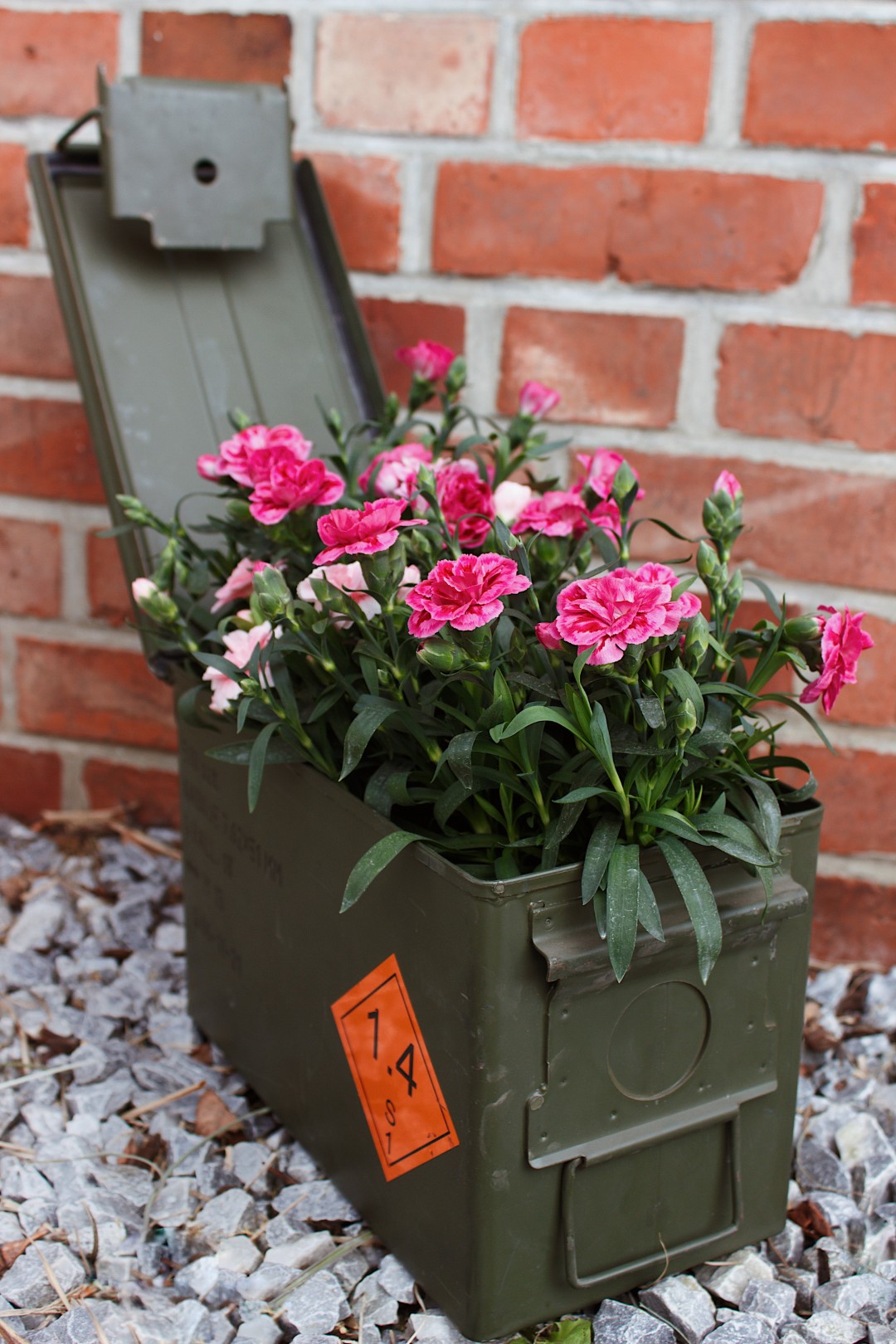 kleine Munitionskiste Metall 4API Aufbewahrungskiste 30,5 x 15,5 x 18,3cm