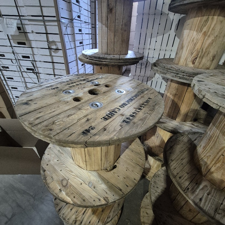 Kabeltrommel Natur gebraucht 70cm x Höhe 58cm