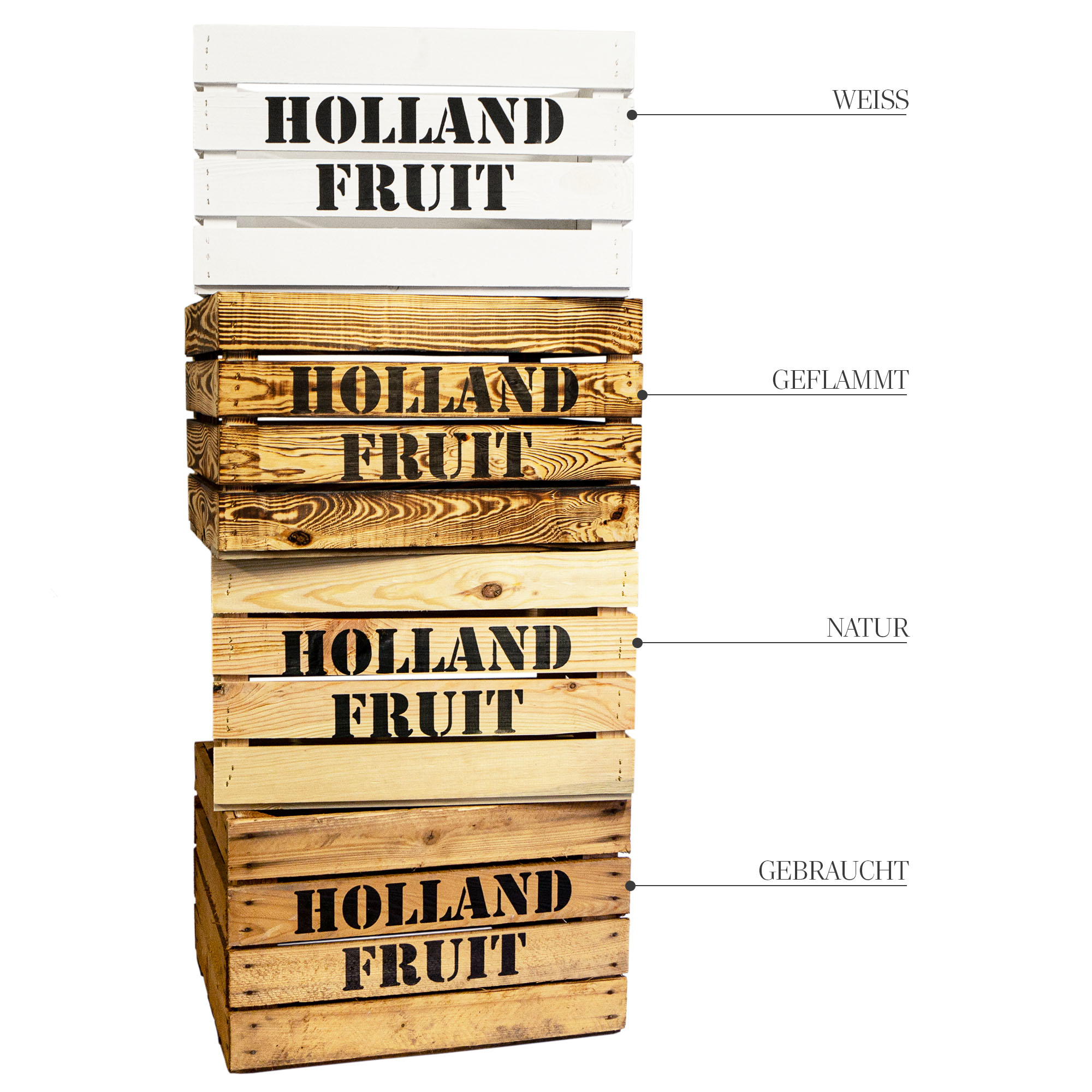 Obstkiste HOLLAND FRUIT Holland Fruit Weiss