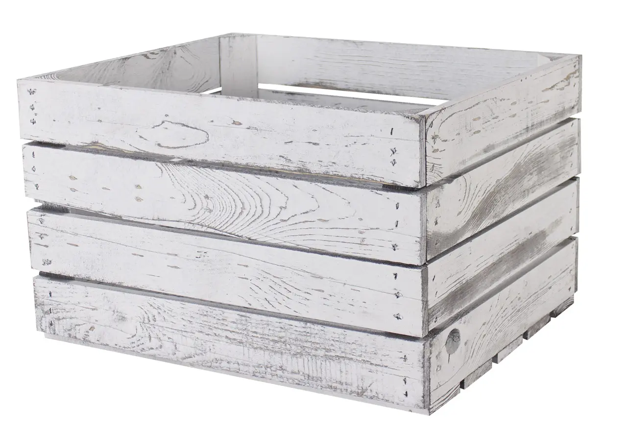 Apfelkiste im Vintage Design 50x40x30cm