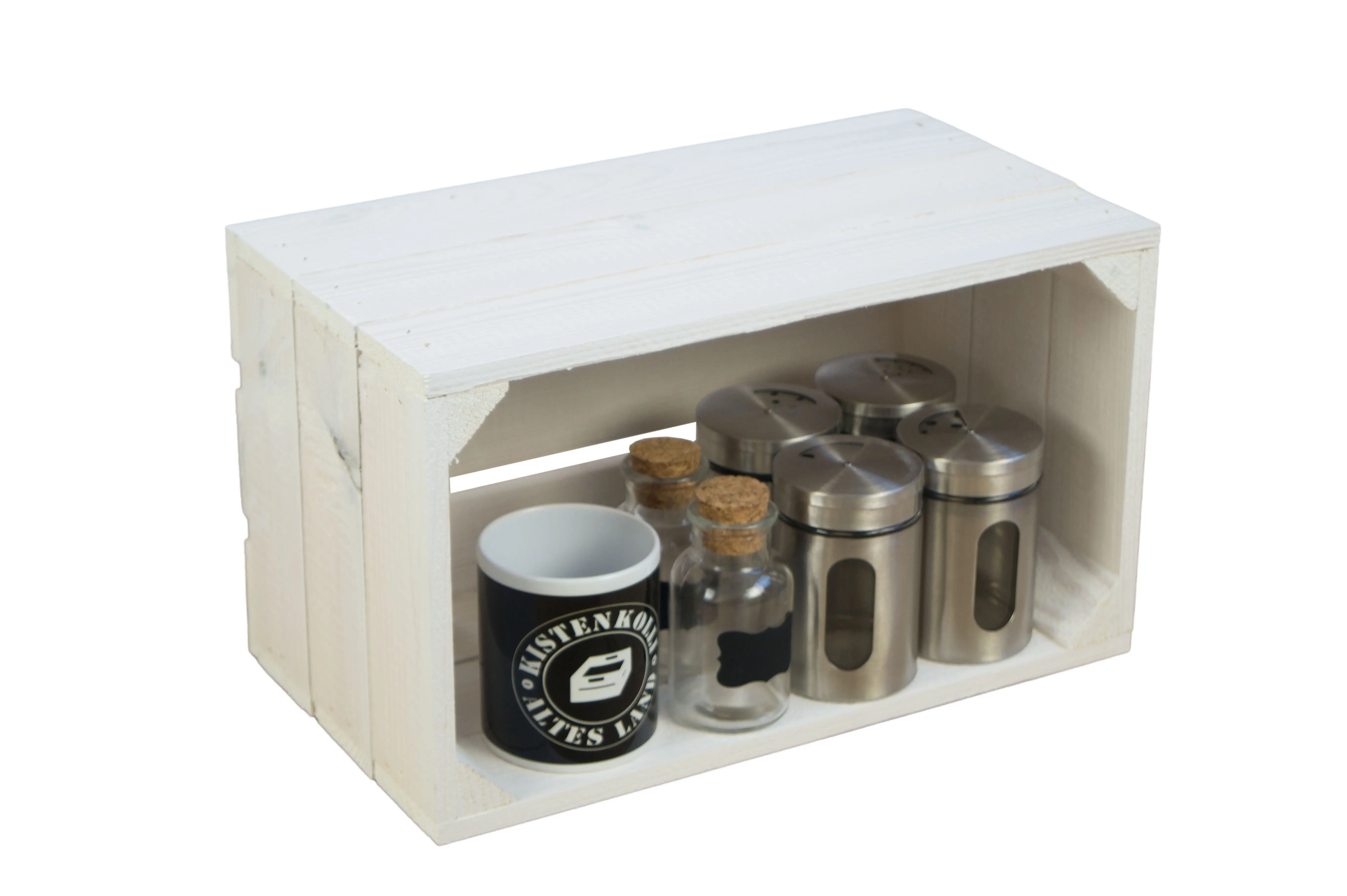 Regalkiste "Hilde" weiß ohne Regalkiste "Hilde" weiß ohne