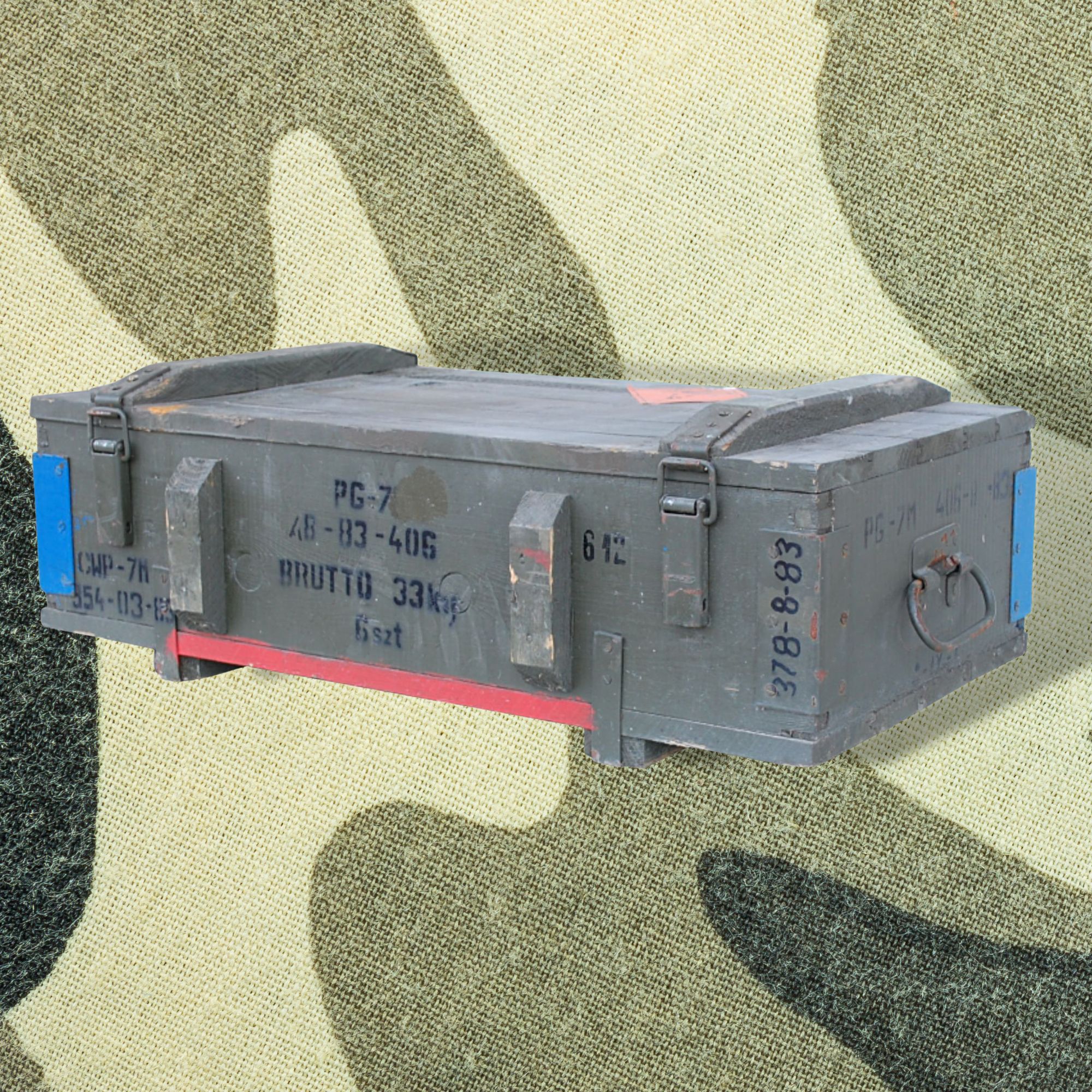 Munitionskiste Typ PG-7 80x42x24cm Munitionskiste Typ PG-7 80x42x24cm