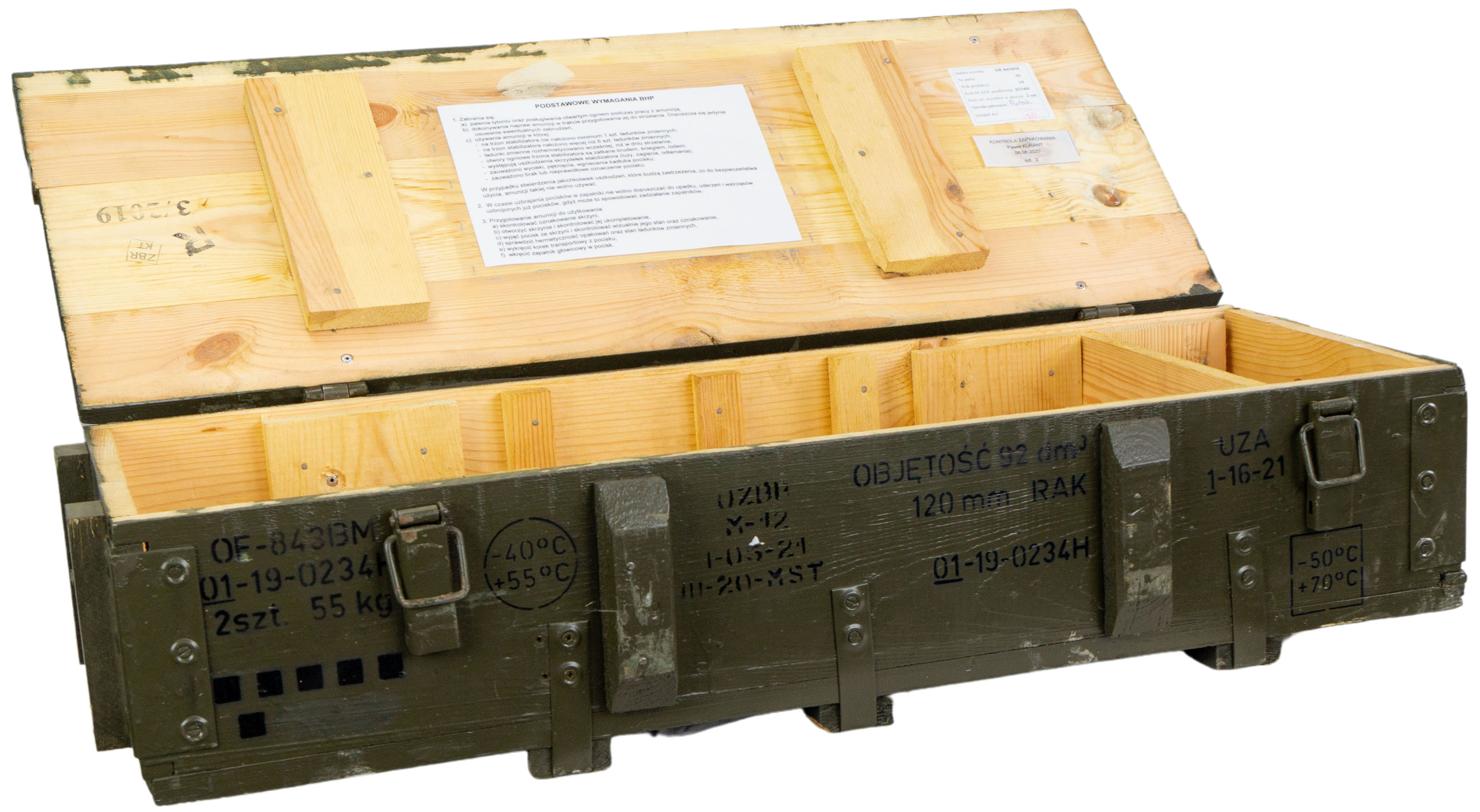 Frachtkiste 155mm 107x30x29cm